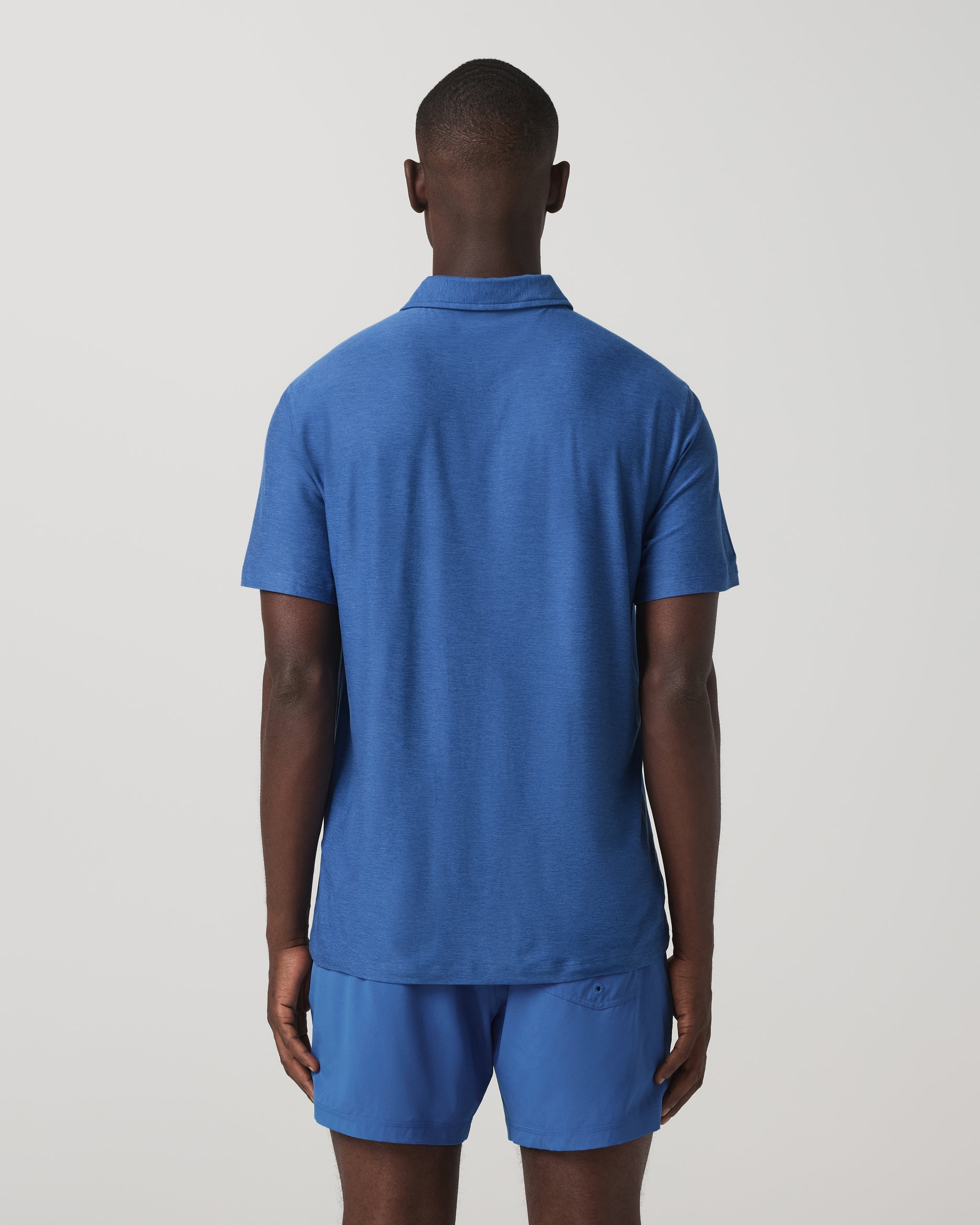 Strato Tech Polo | Court Blue Heather - Image 3