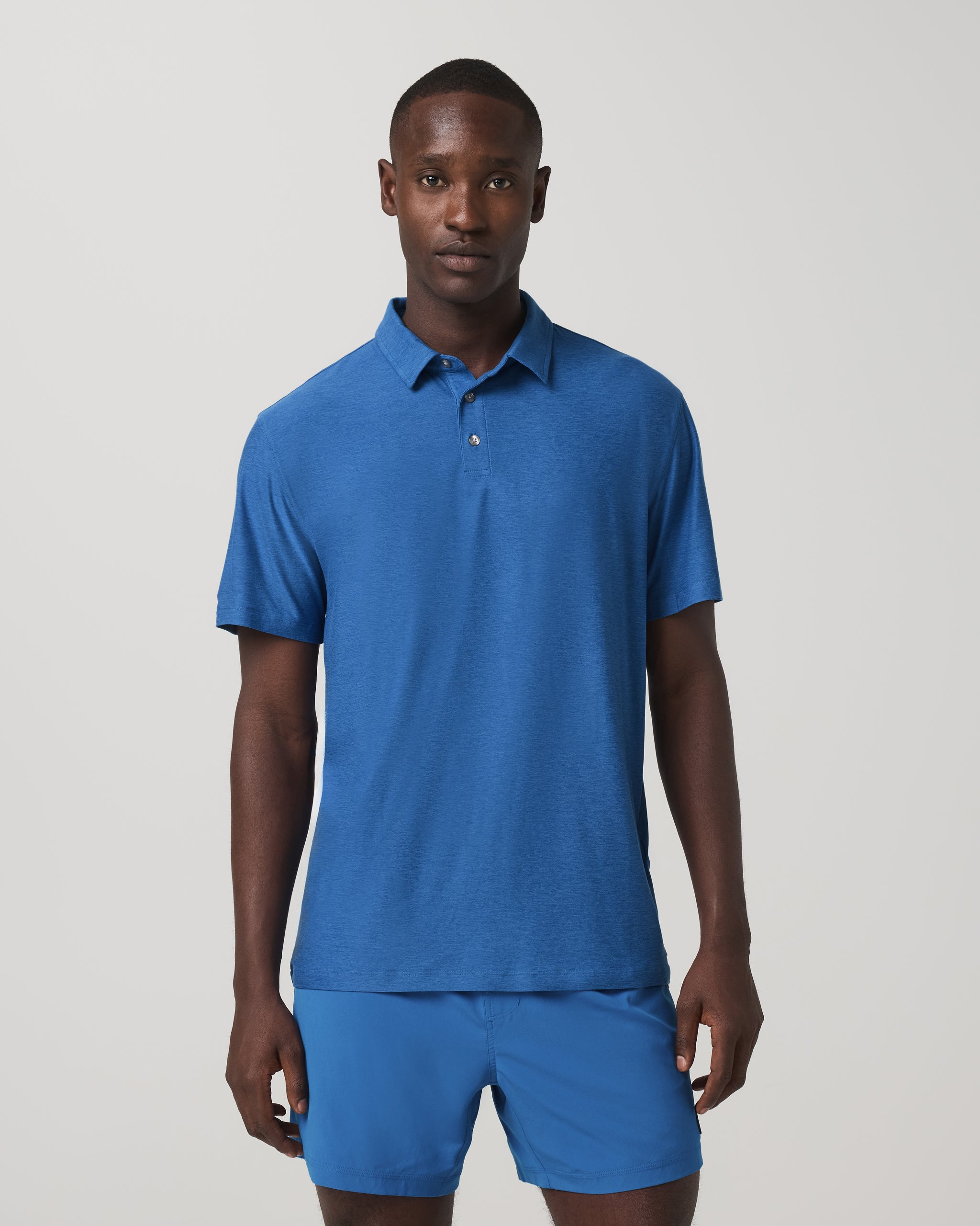 Strato Tech Polo | Court Blue Heather - Image 5