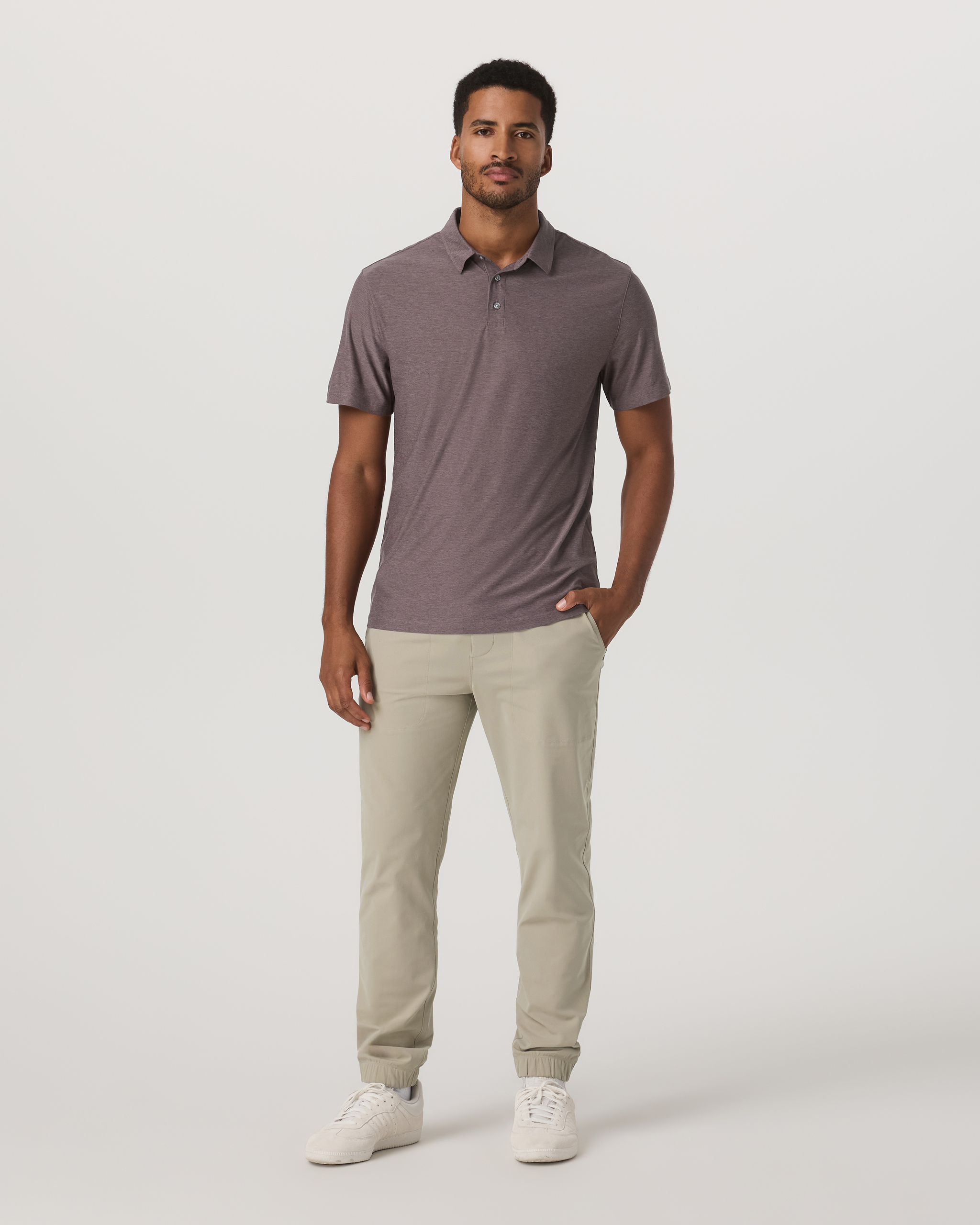 Strato Tech Polo | Timber Heather - Image 4