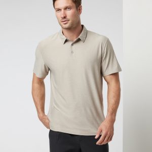 Strato Tech Polo | Toast Heather