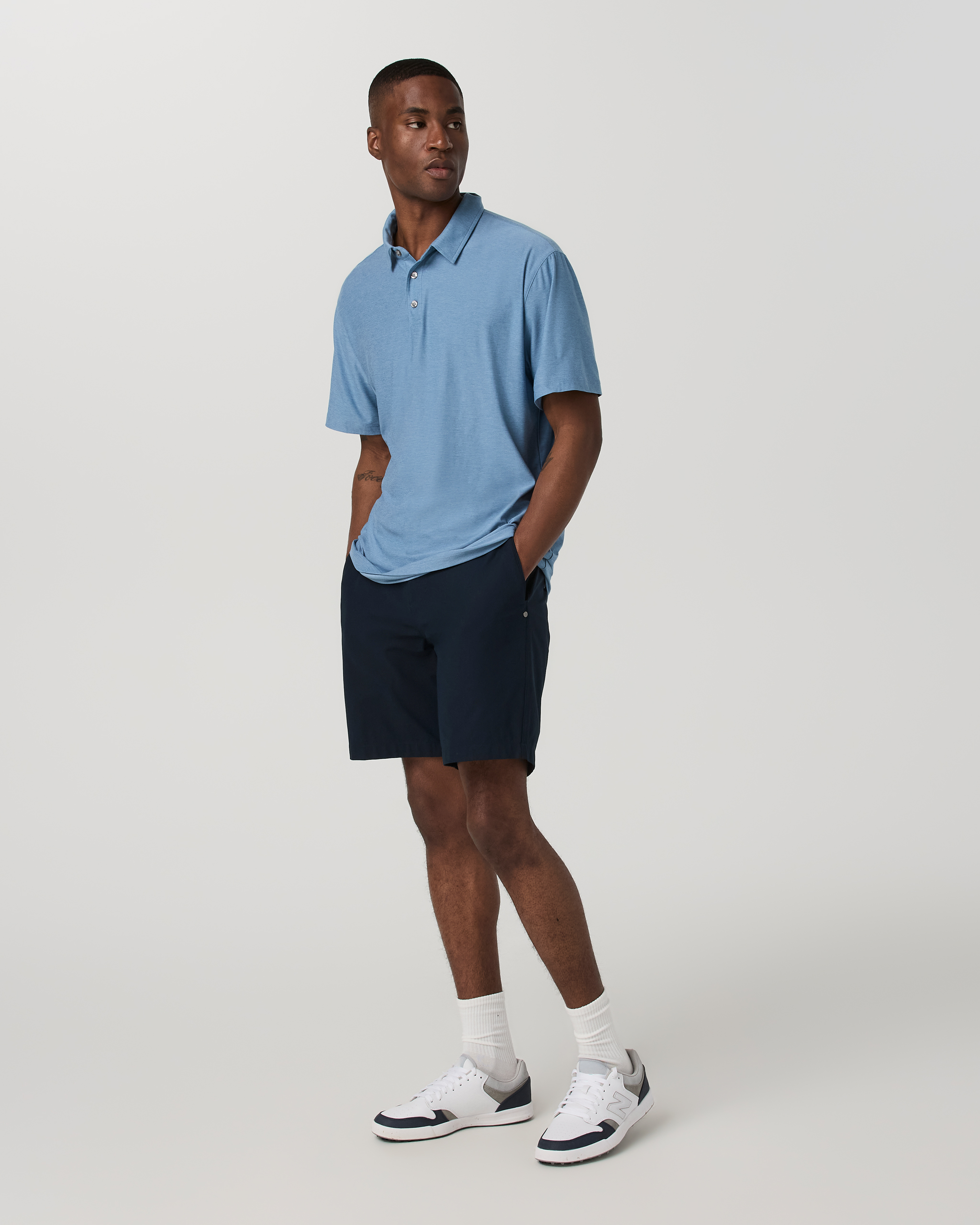 Strato Tech Polo | Salty Air Heather - Image 3