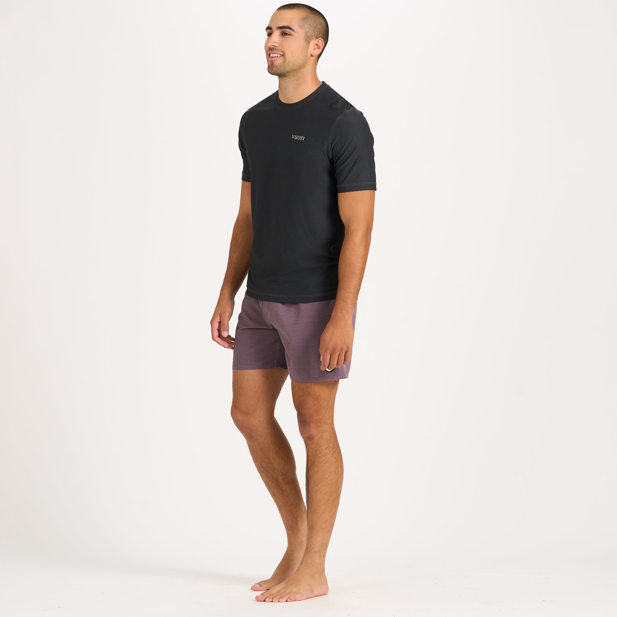 Short-Sleeve Uluwatu 2.0 Water Tee | Black Heather - Image 3