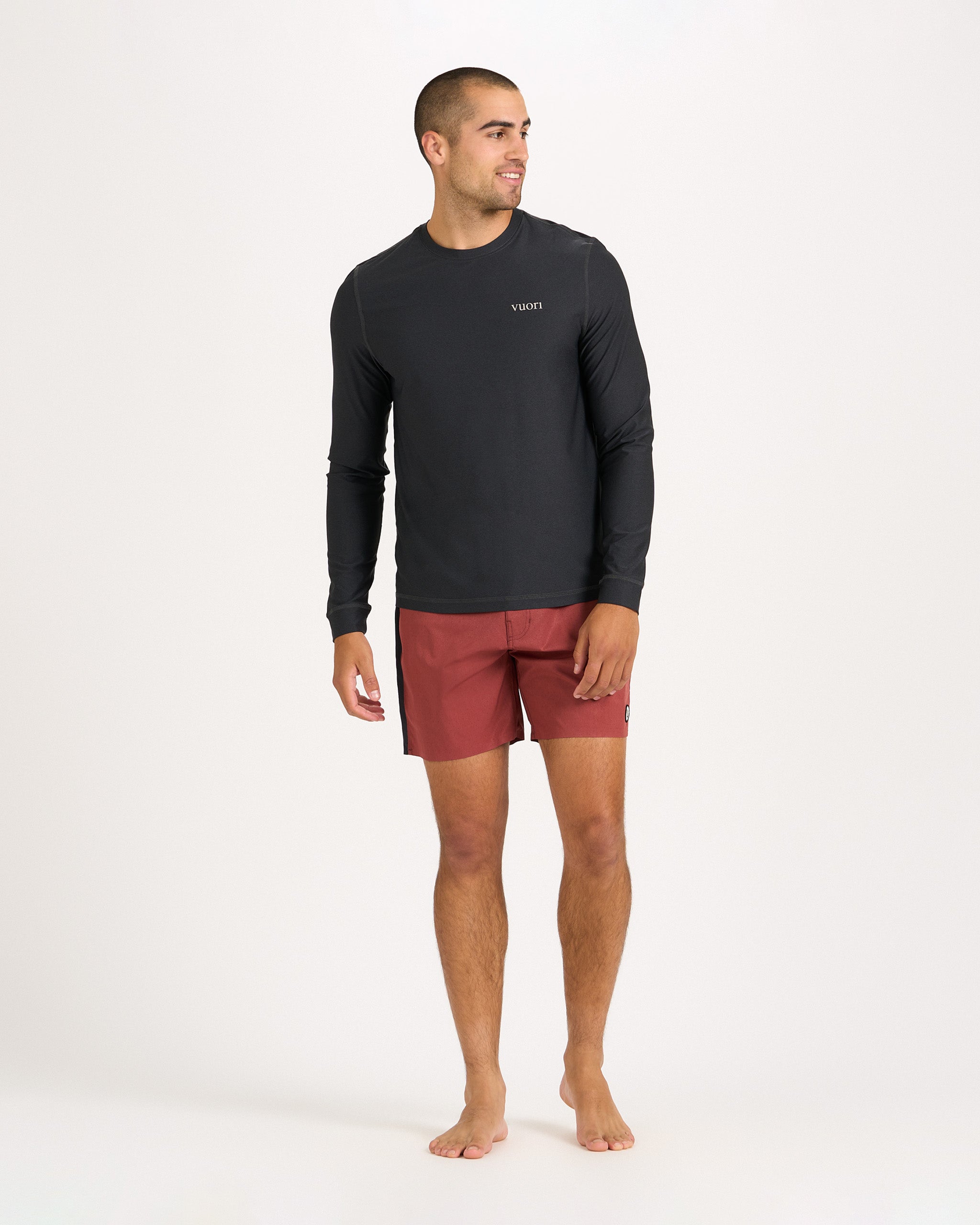 Long-Sleeve Uluwatu 2.0 Water Tee | Black Heather - Image 3
