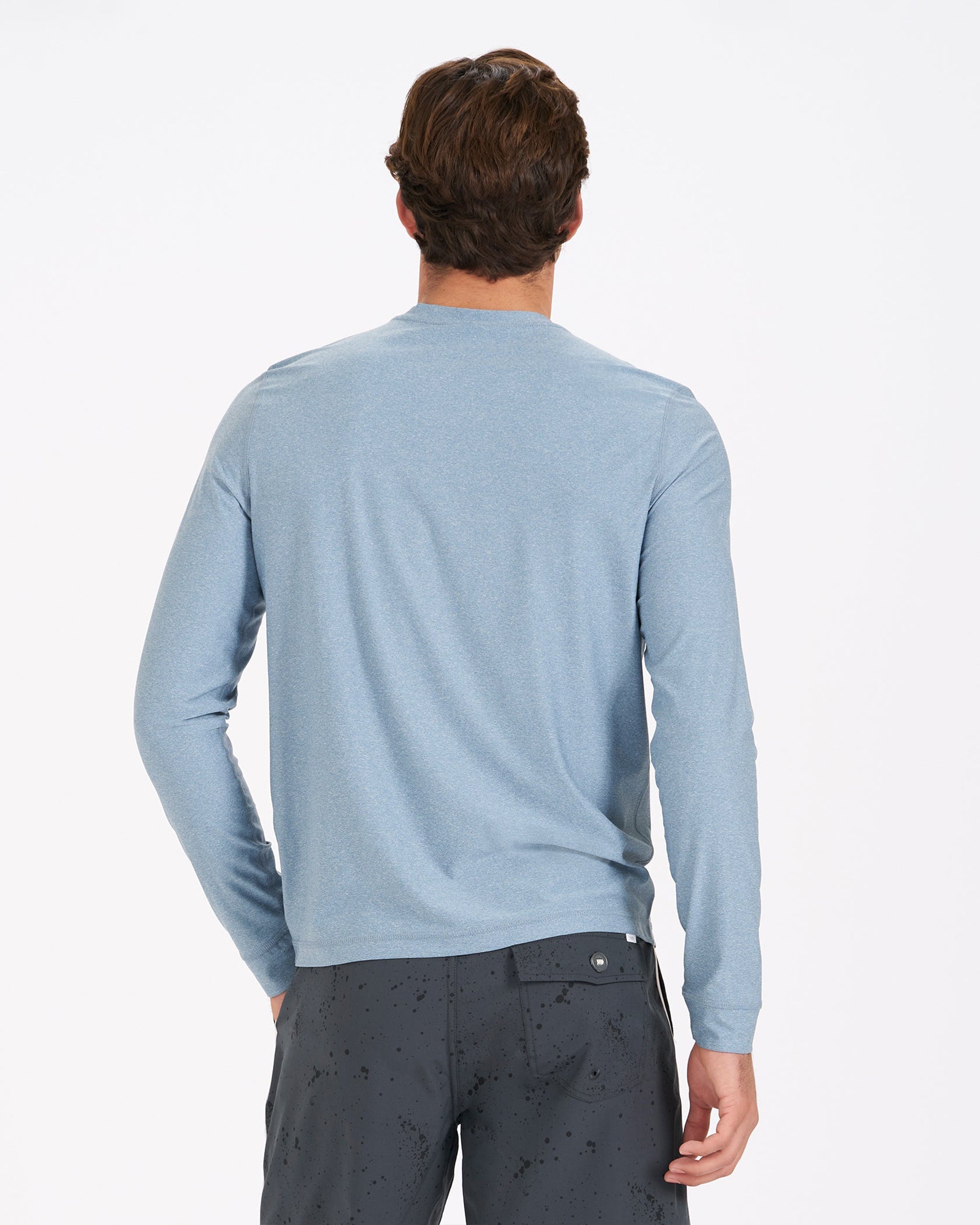 Long-Sleeve Uluwatu 2.0 Water Tee | Cloud Heather - Image 2