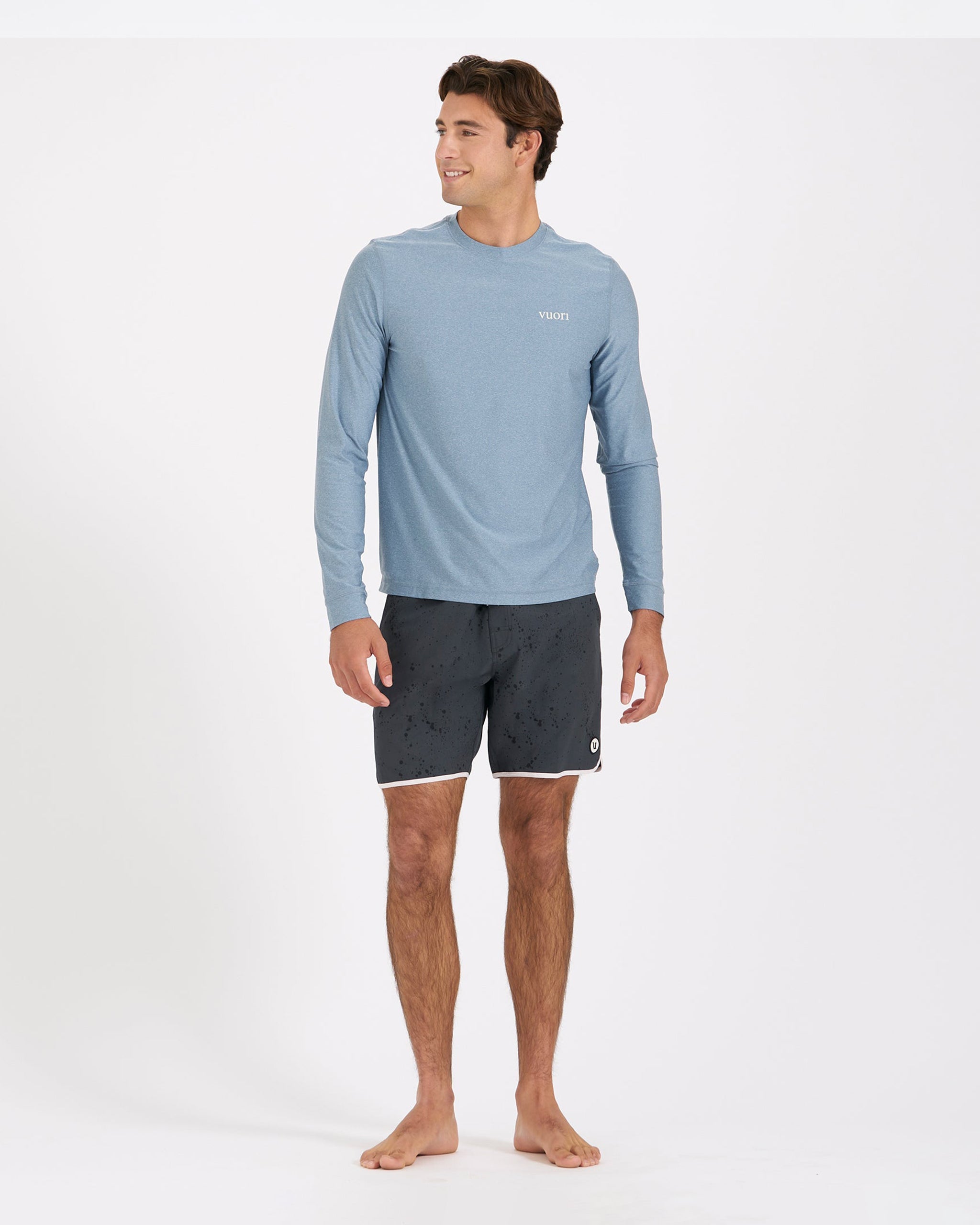 Long-Sleeve Uluwatu 2.0 Water Tee | Cloud Heather - Image 3