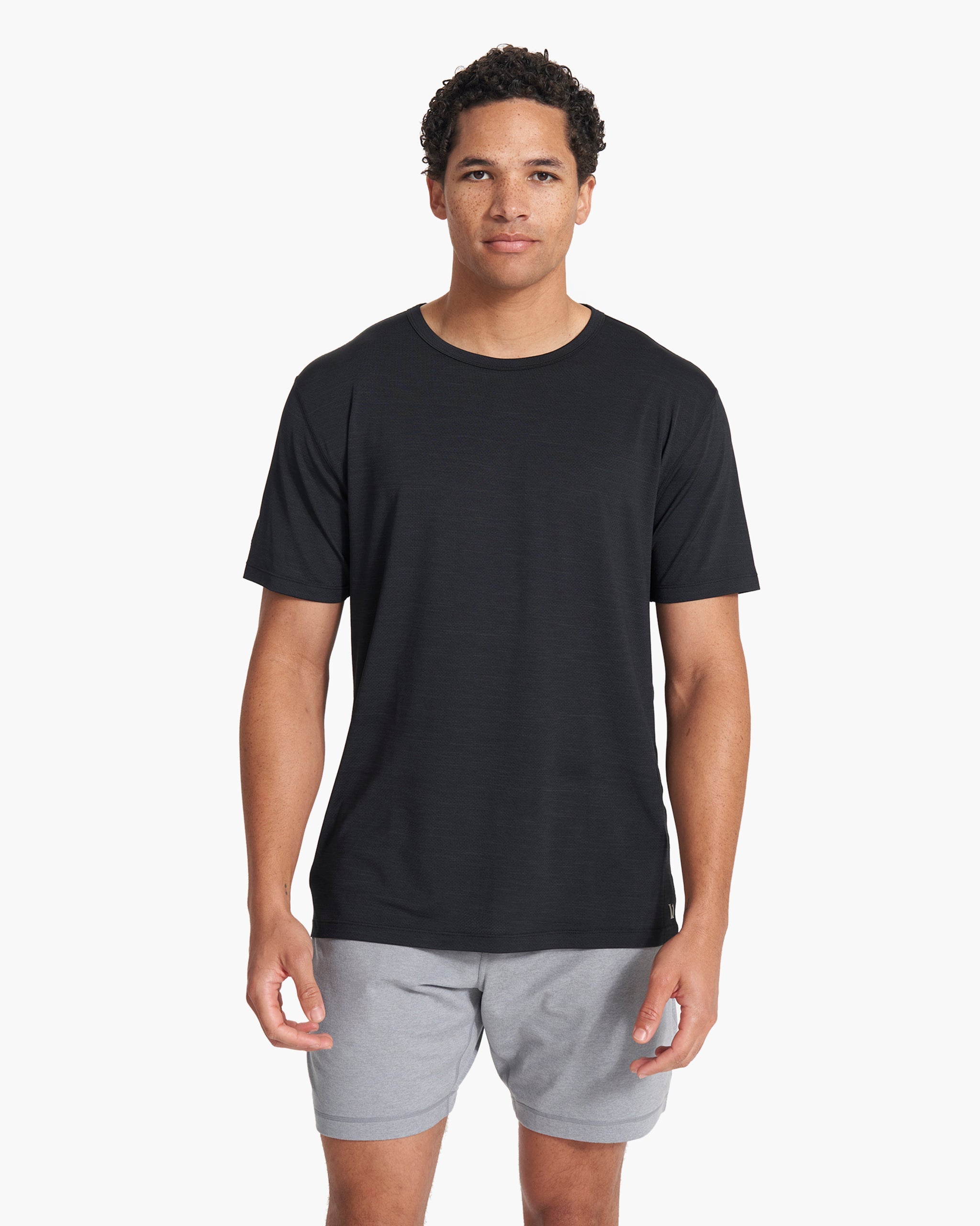 Zephyr Tee | Black Heather