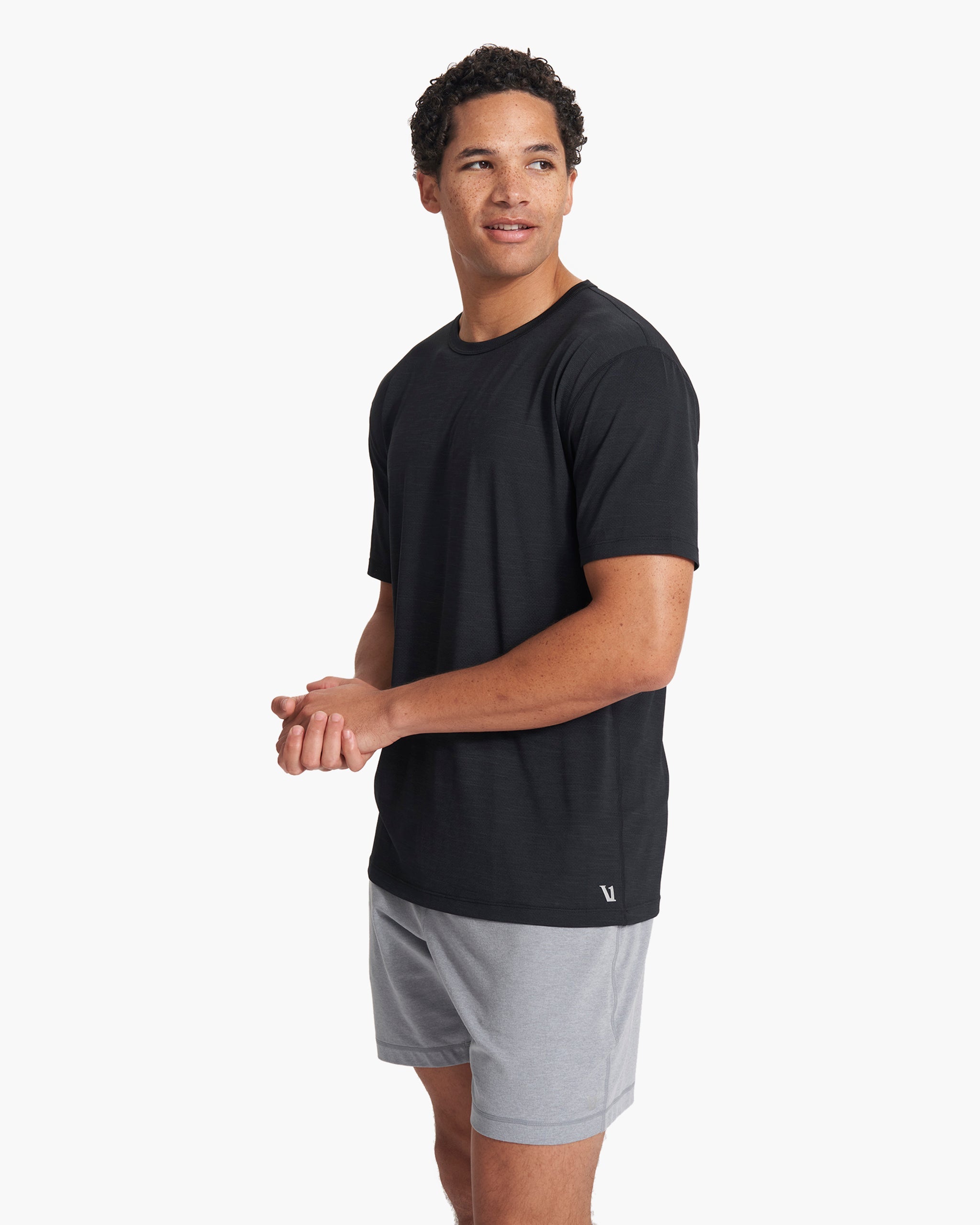 Zephyr Tee | Black Heather - Image 2