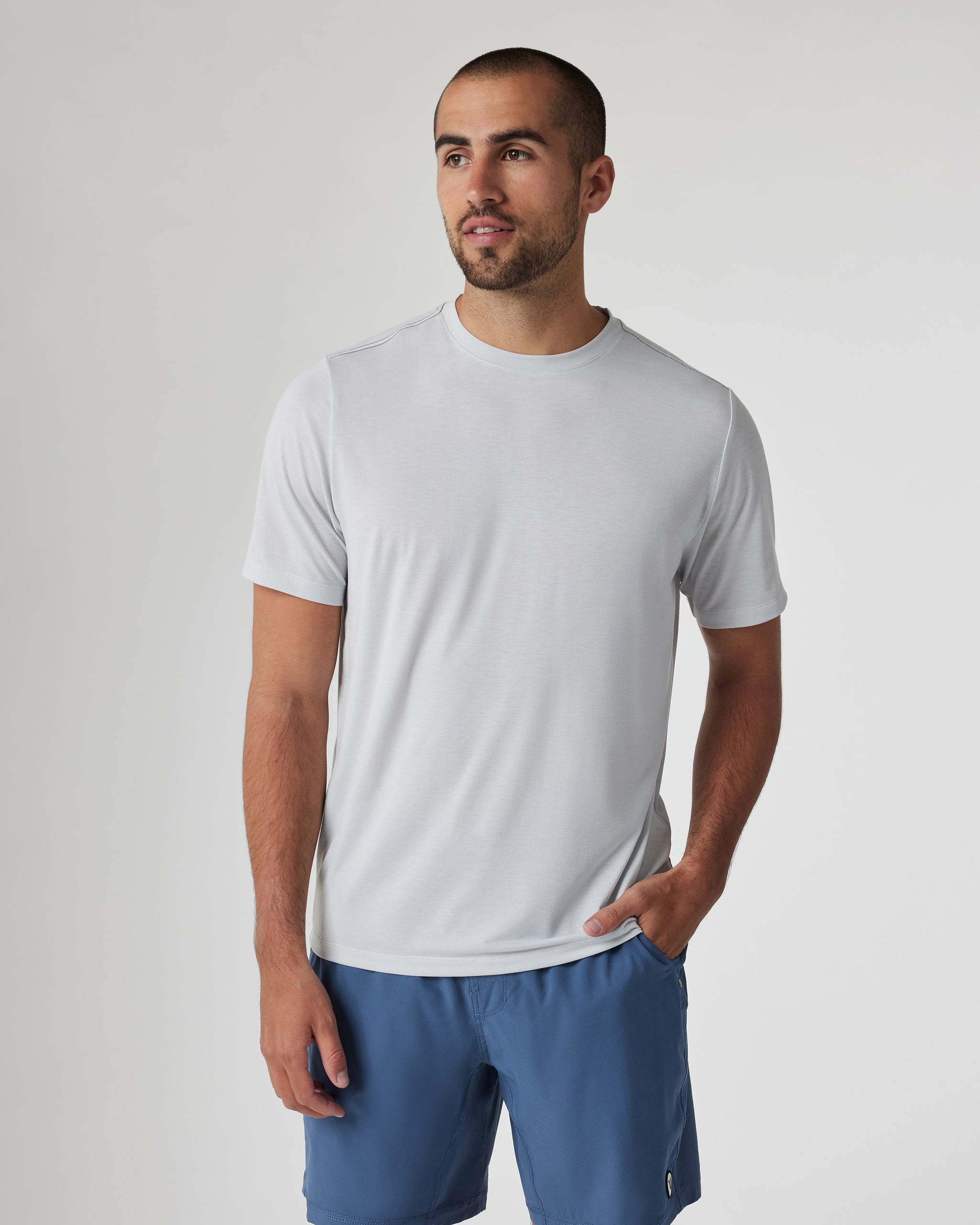 Current Tech Tee | Frost Grey