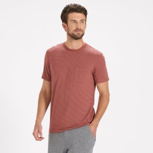 Linear Tech Tee | Red Clay