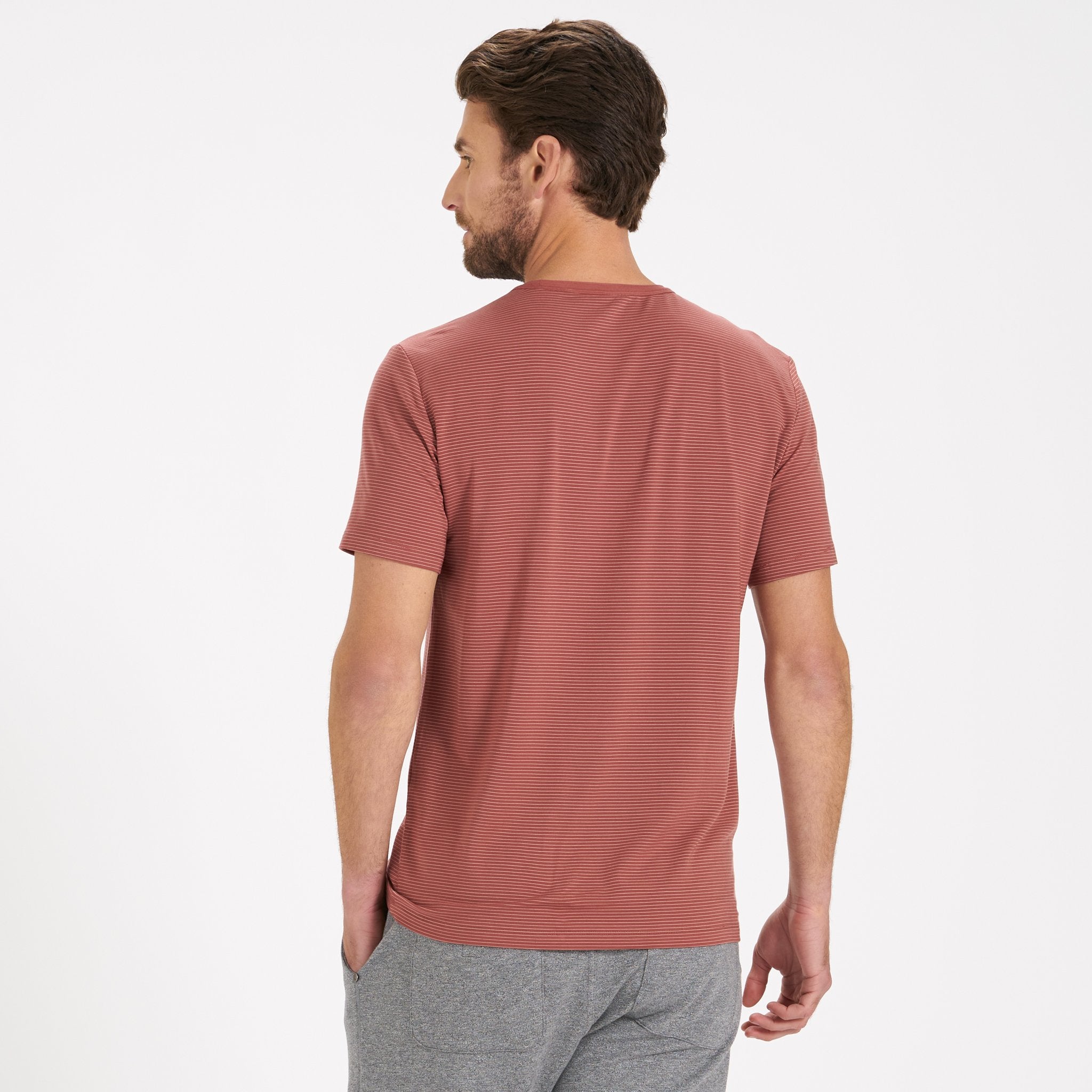 Linear Tech Tee | Red Clay - Image 2