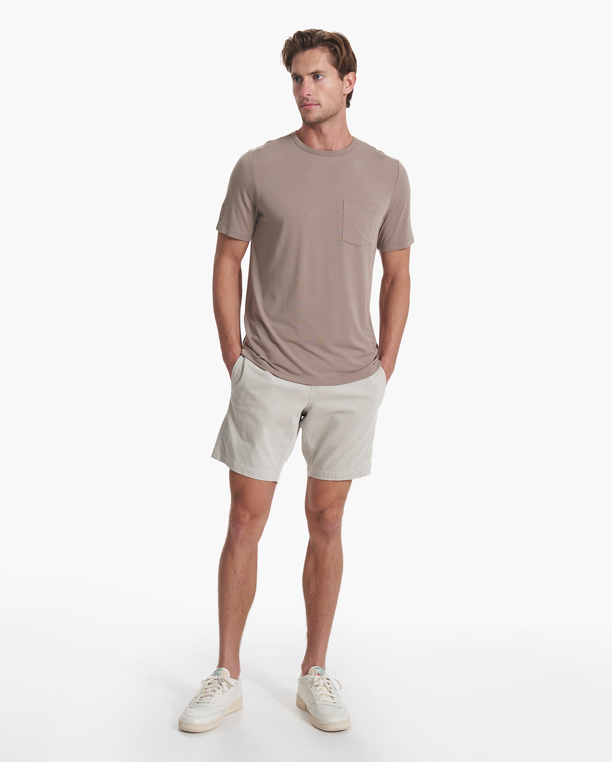 Linear Tech Tee | Walnut - Image 3