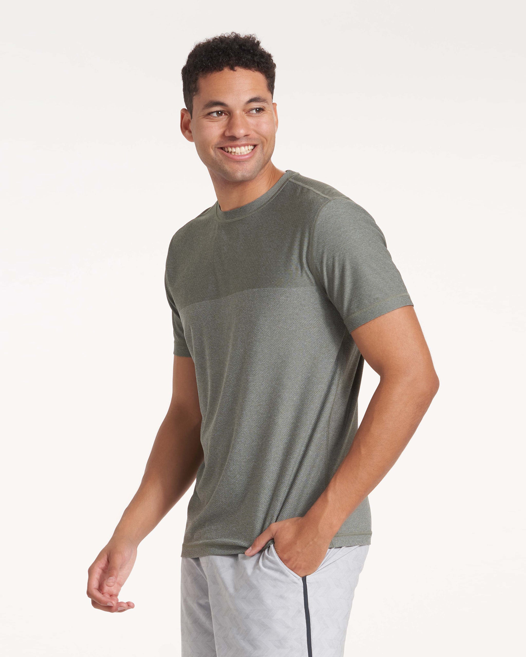 Grandview Tech Tee | Oregano Heather - Image 2