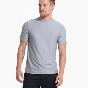 Grandview Tech Tee | Light Heather Grey
