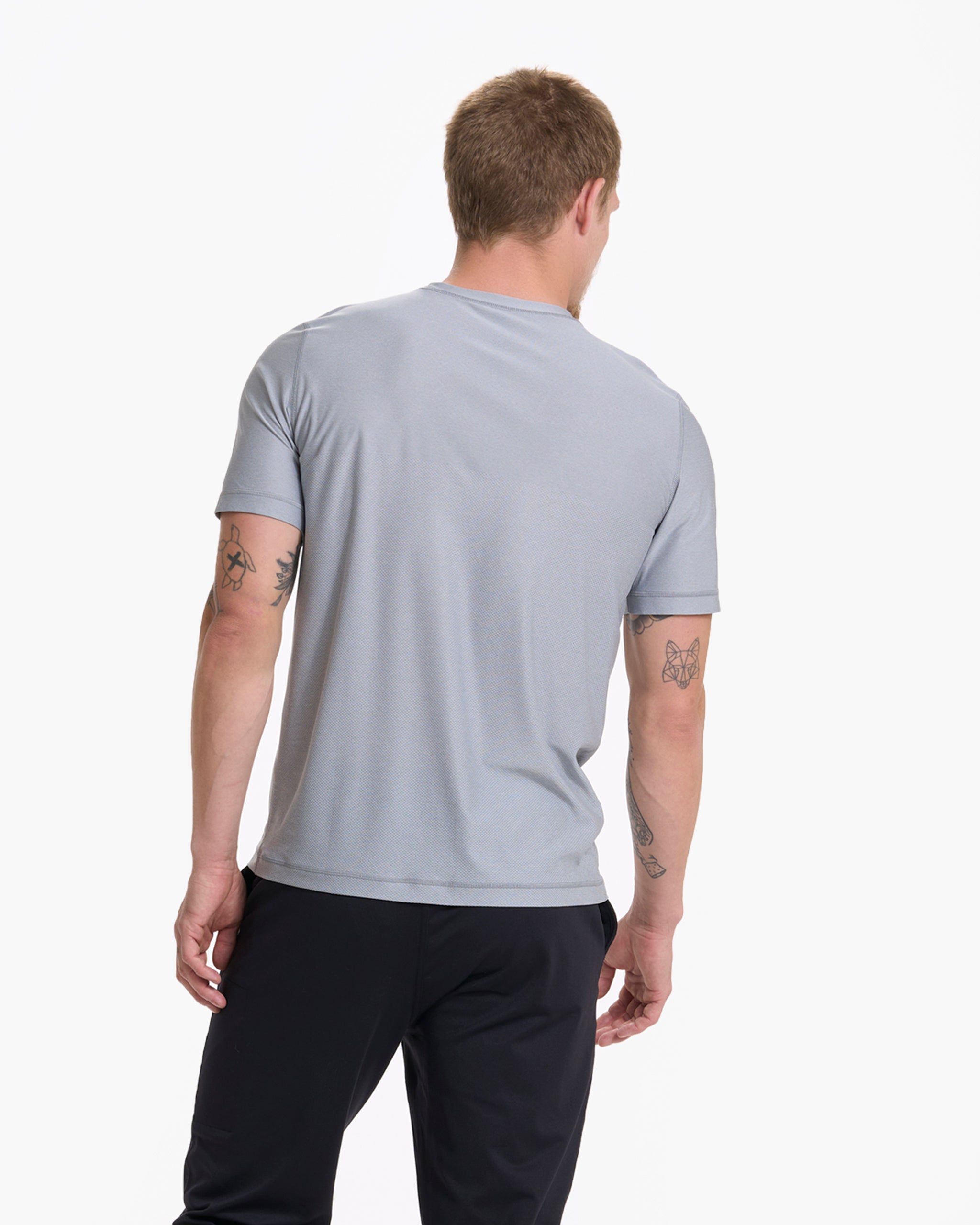 Grandview Tech Tee | Light Heather Grey - Image 2