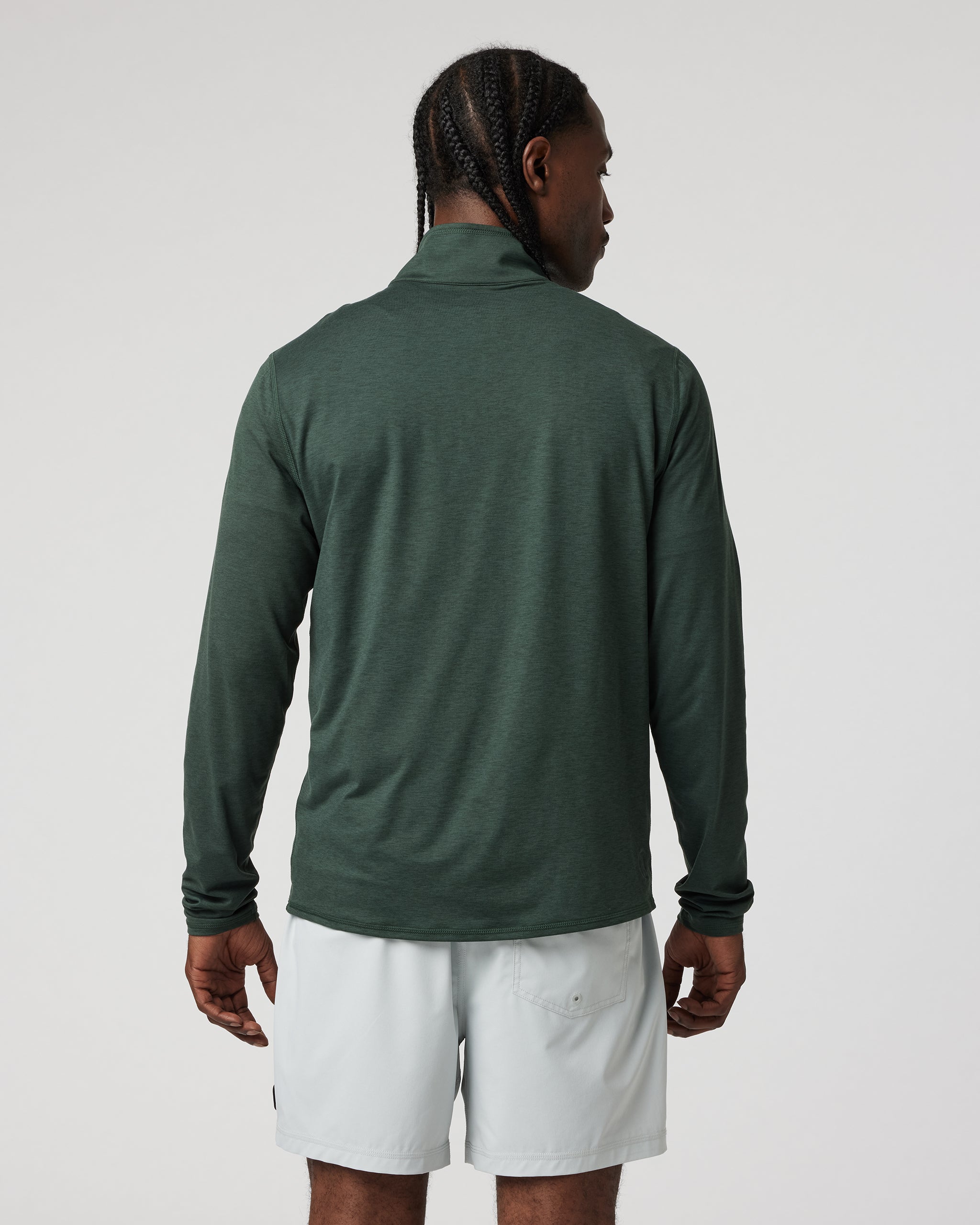 Ease Performance Half Zip 2.0 | Aspen Heather - Image 2