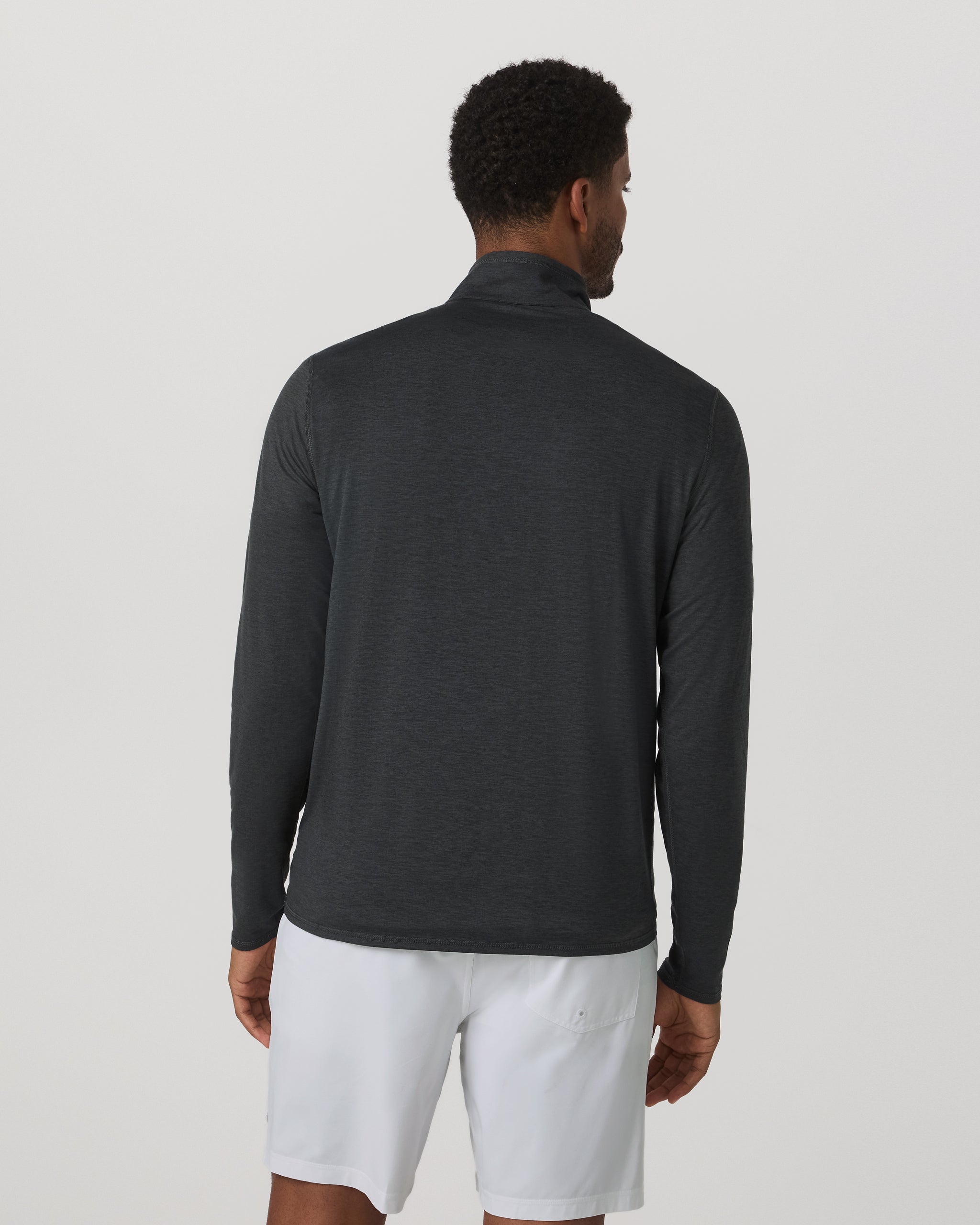 Ease Performance Half Zip 2.0 | Charcoal Heather - Image 3