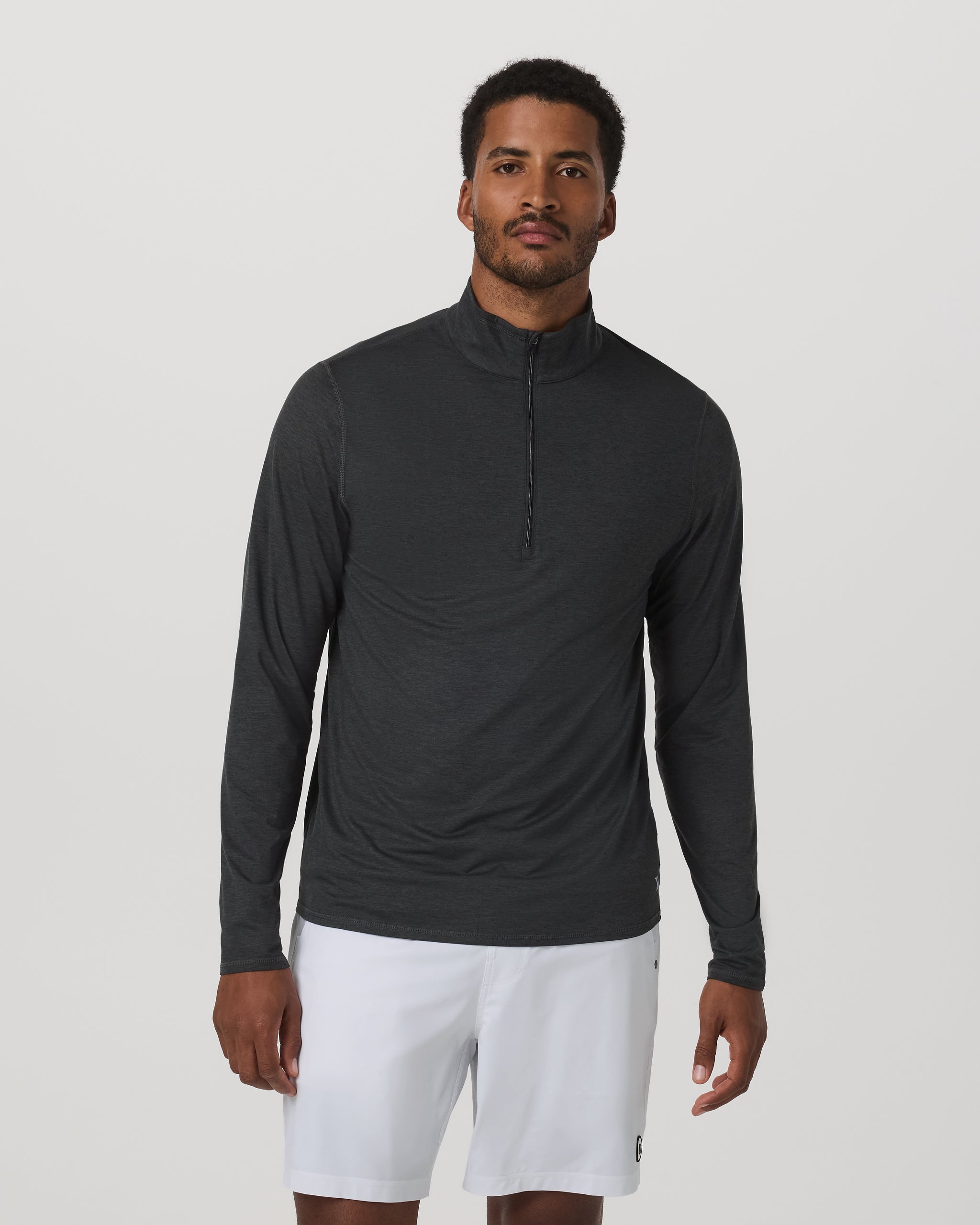 Ease Performance Half Zip 2.0 | Charcoal Heather - Image 2