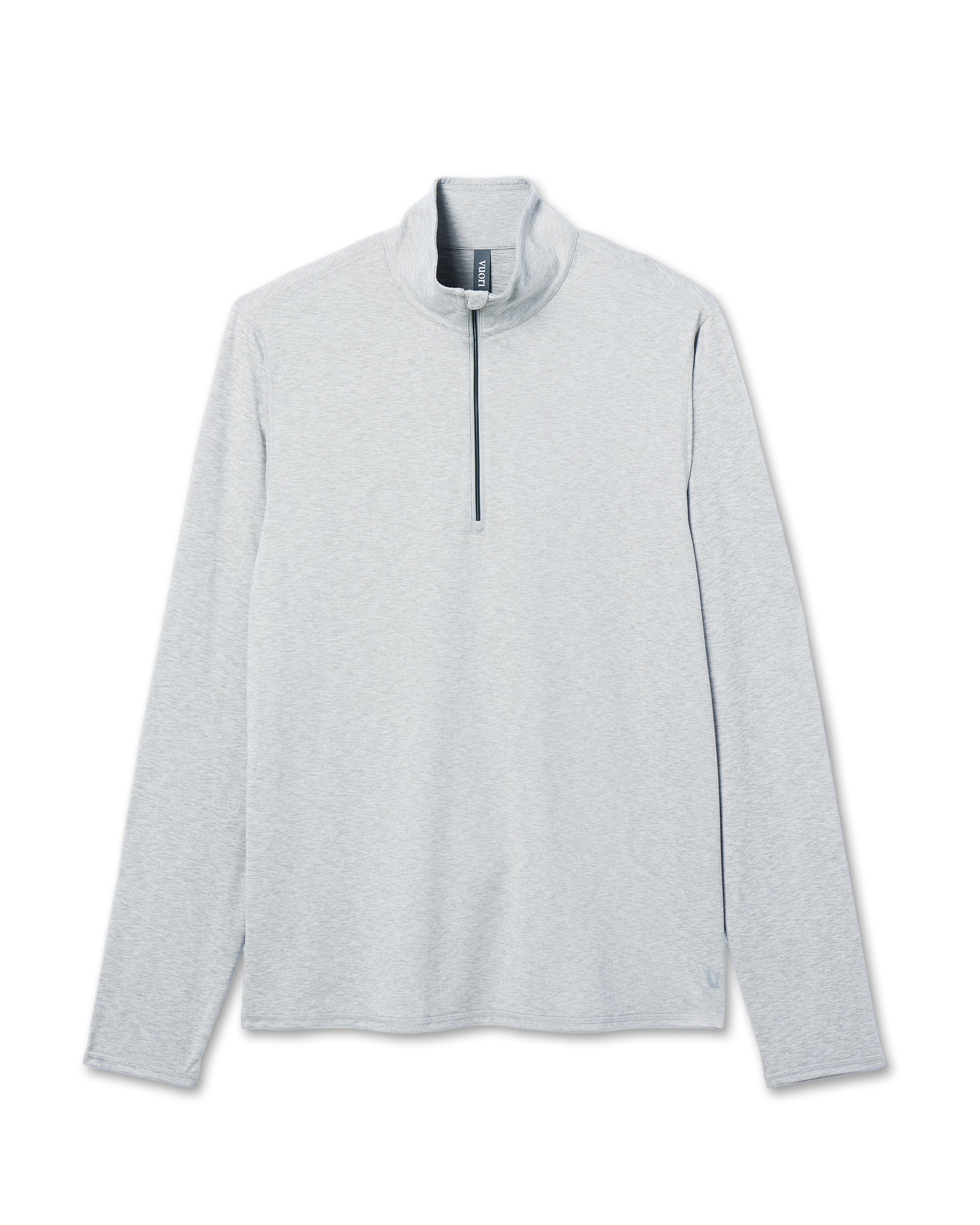 Ease Performance Half Zip 2.0 | Light Heather Grey - Image 5