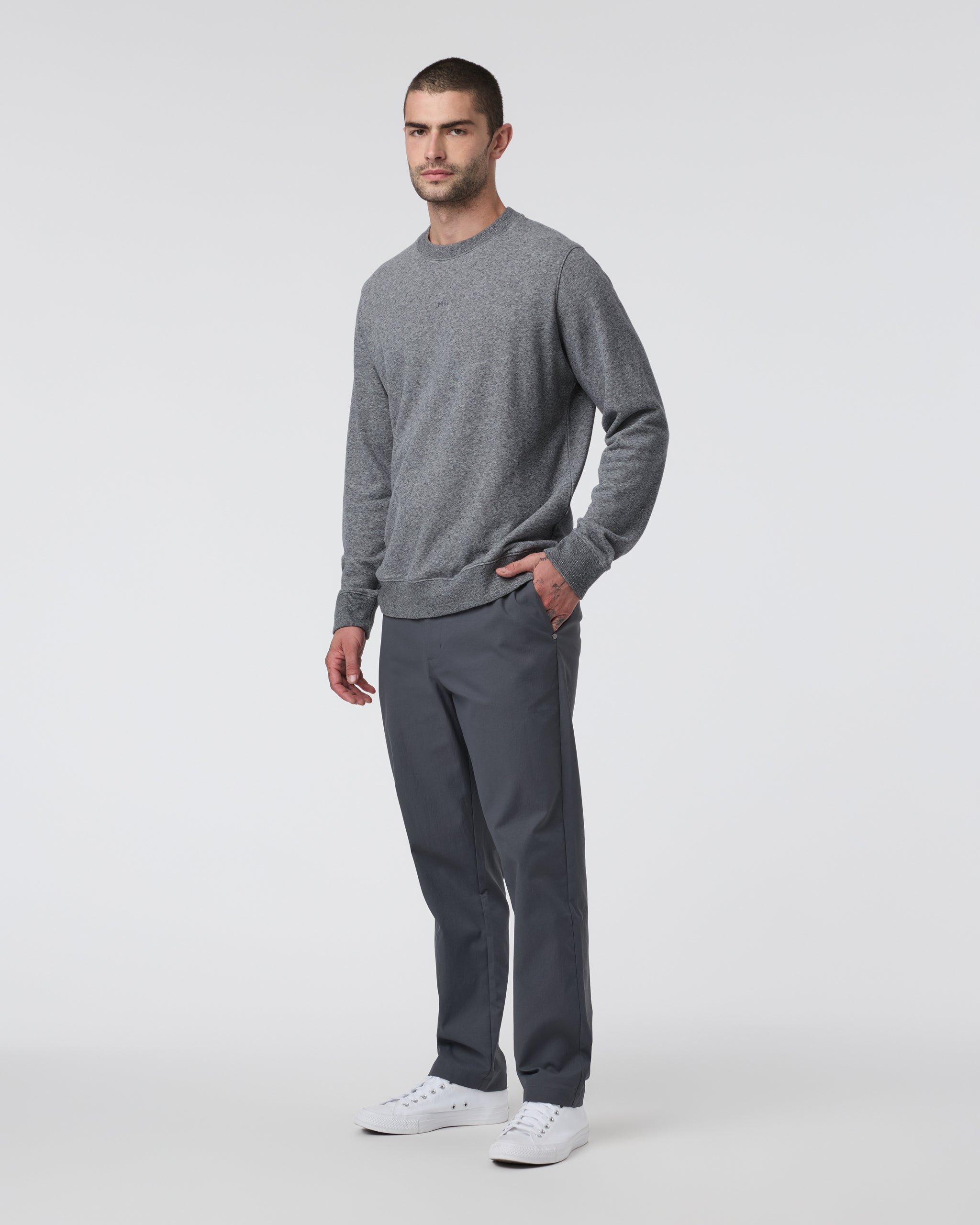Cypress Logo Crew | Heather Grey - Image 5