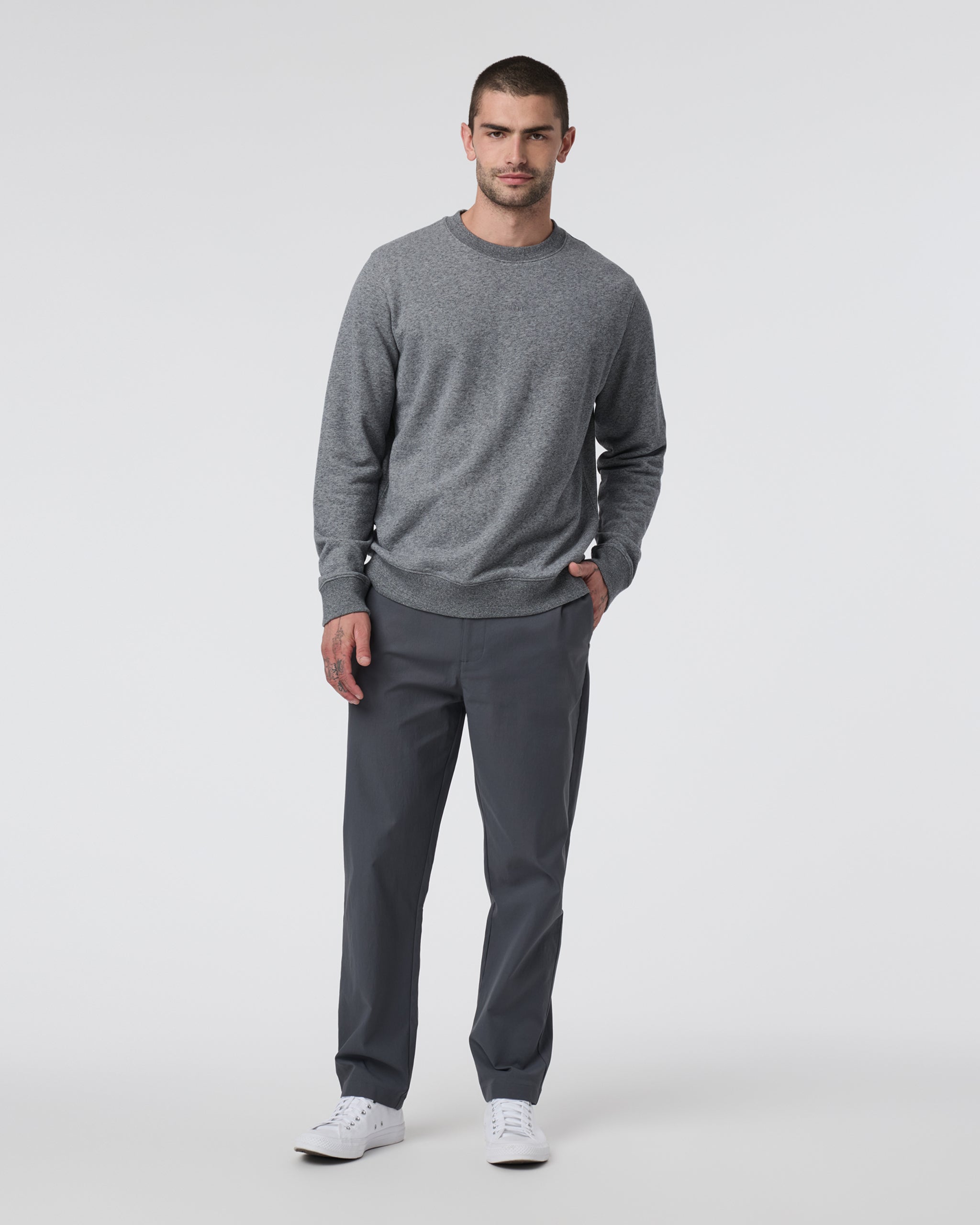 Cypress Logo Crew | Heather Grey - Image 4
