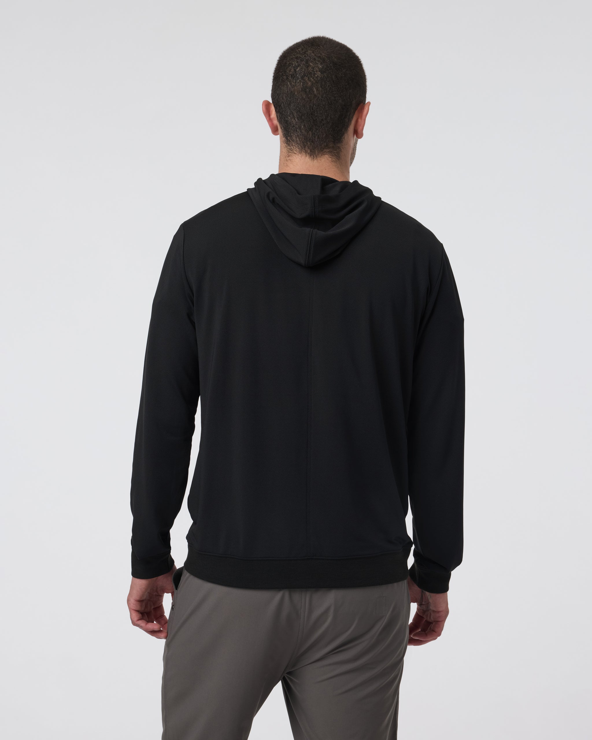 Double Mesh Hoodie | Black - Image 3