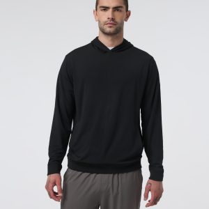 Double Mesh Hoodie | Black