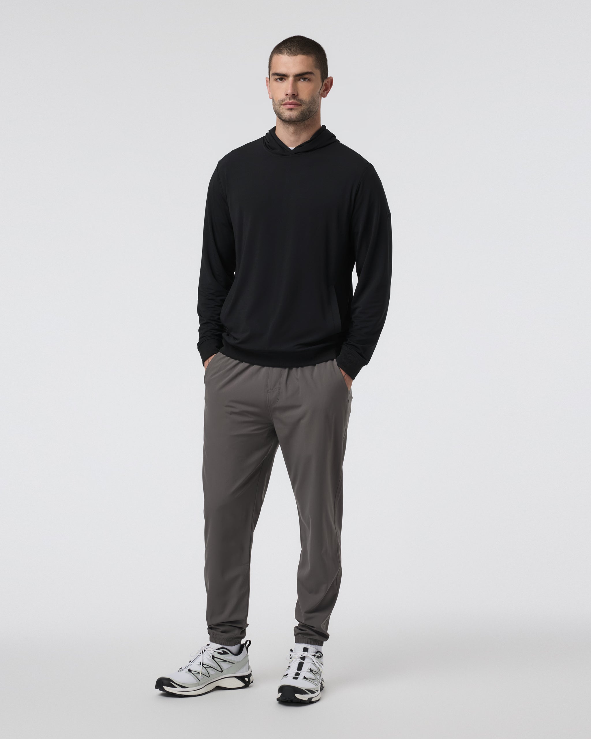 Double Mesh Hoodie | Black - Image 4