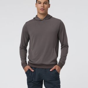 Double Mesh Hoodie | Warm Grey