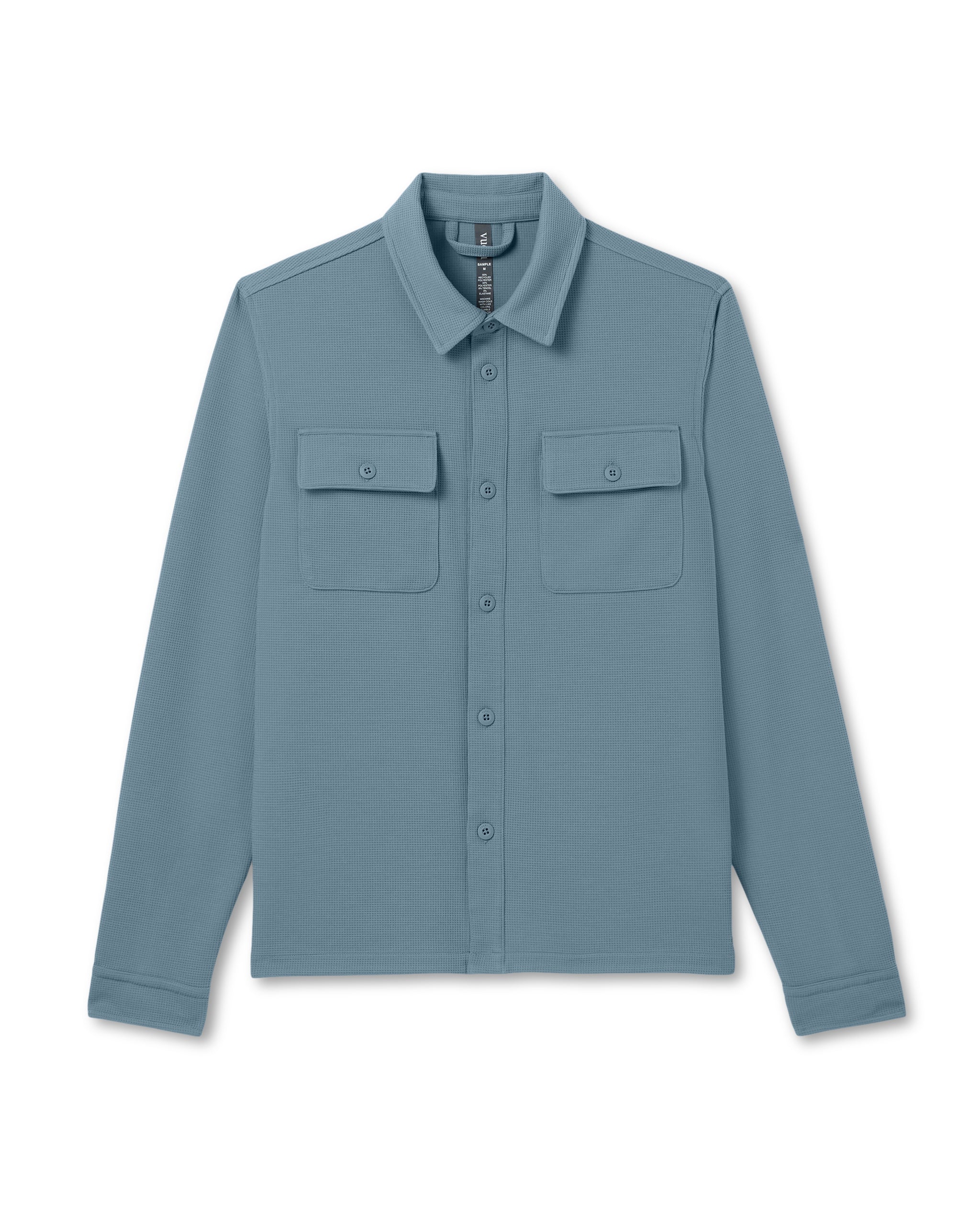 Waffle Shirt Jacket | Abyss - Image 6