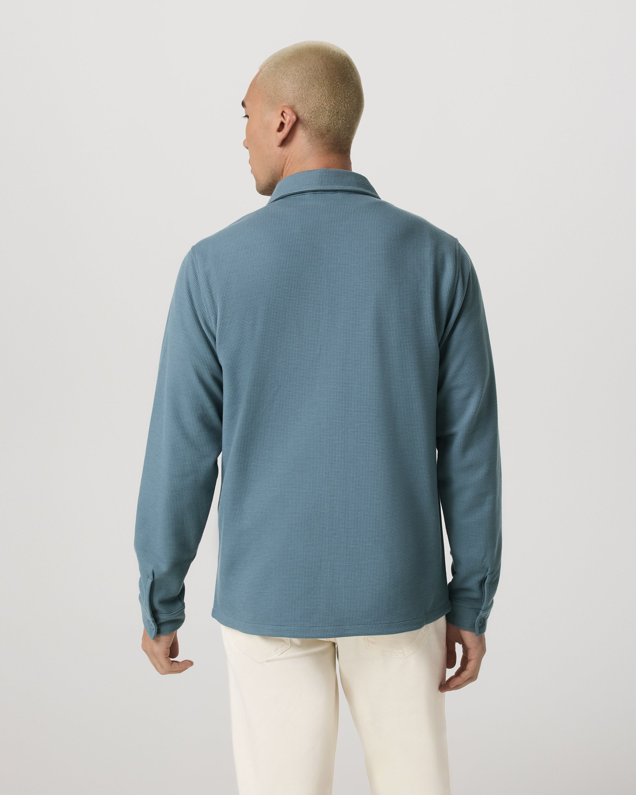 Waffle Shirt Jacket | Abyss - Image 3