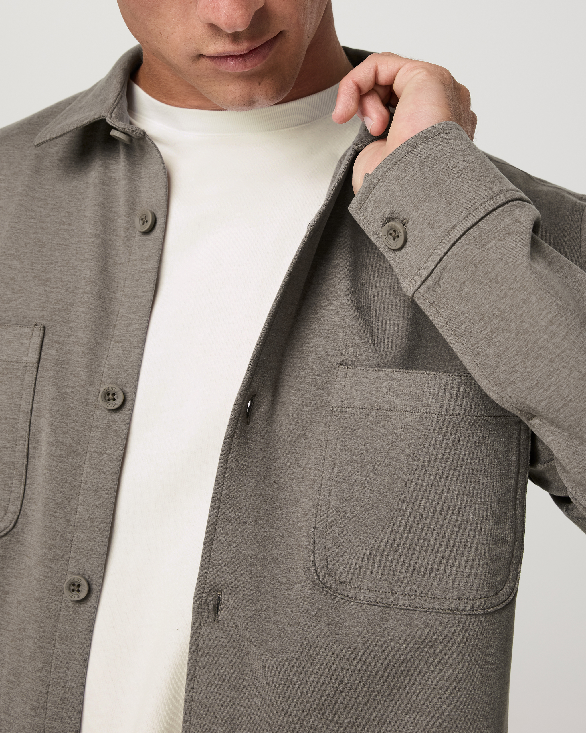 Coronado Shirt Jacket | Boulder Heather - Image 2