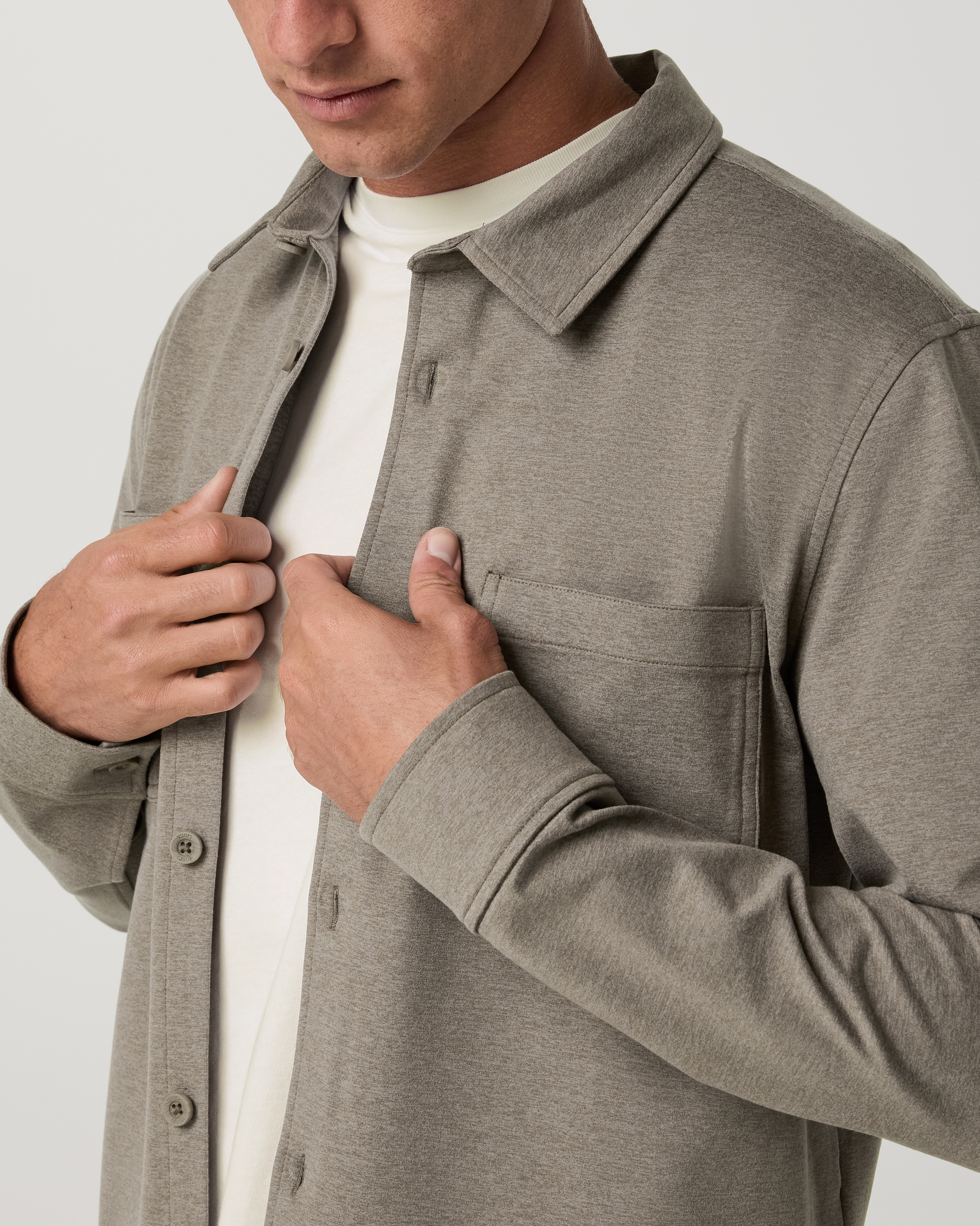 Coronado Shirt Jacket | Boulder Heather - Image 3