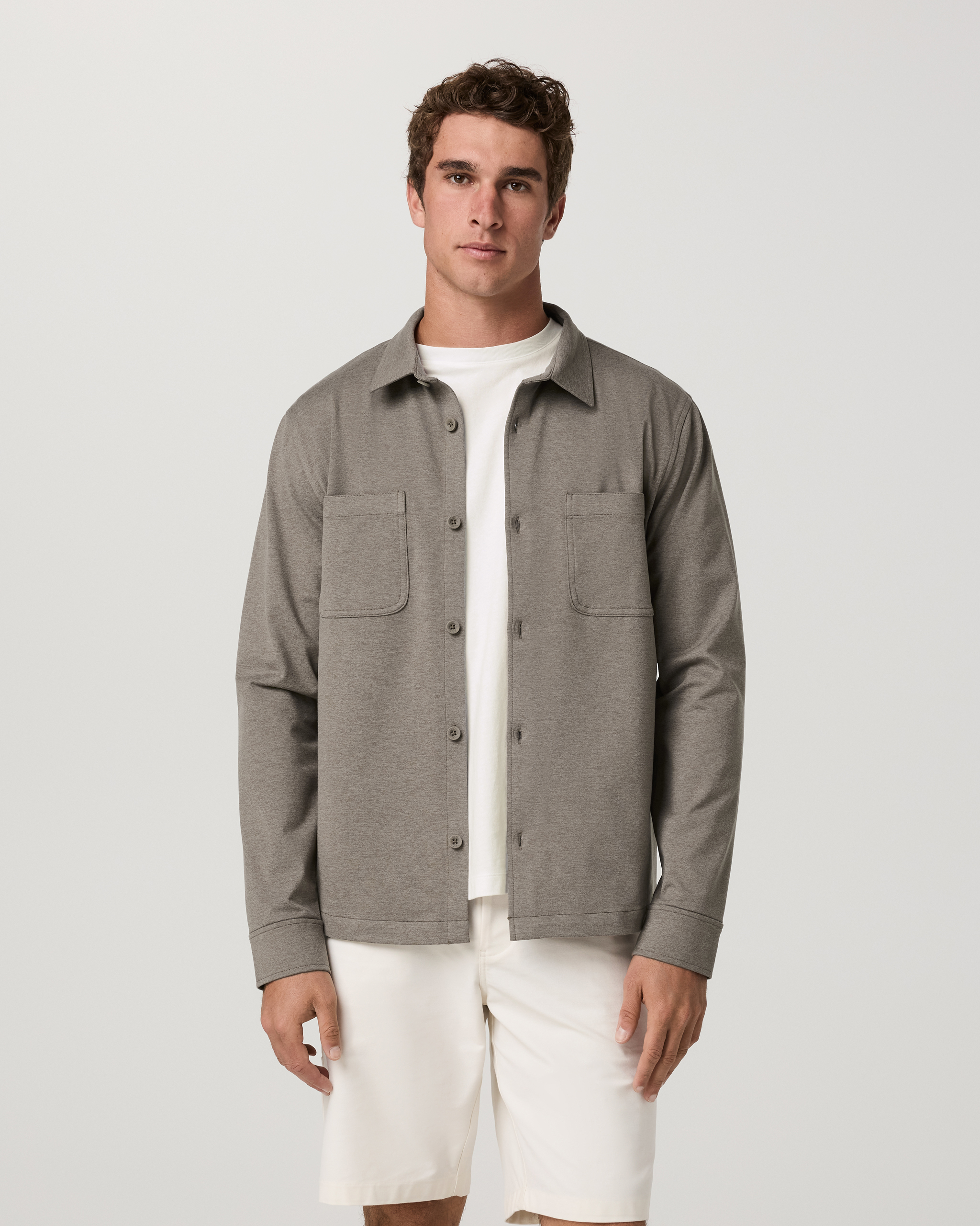 Coronado Shirt Jacket | Boulder Heather