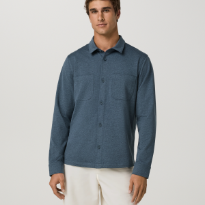 Coronado Shirt Jacket | Bay Blue Heather