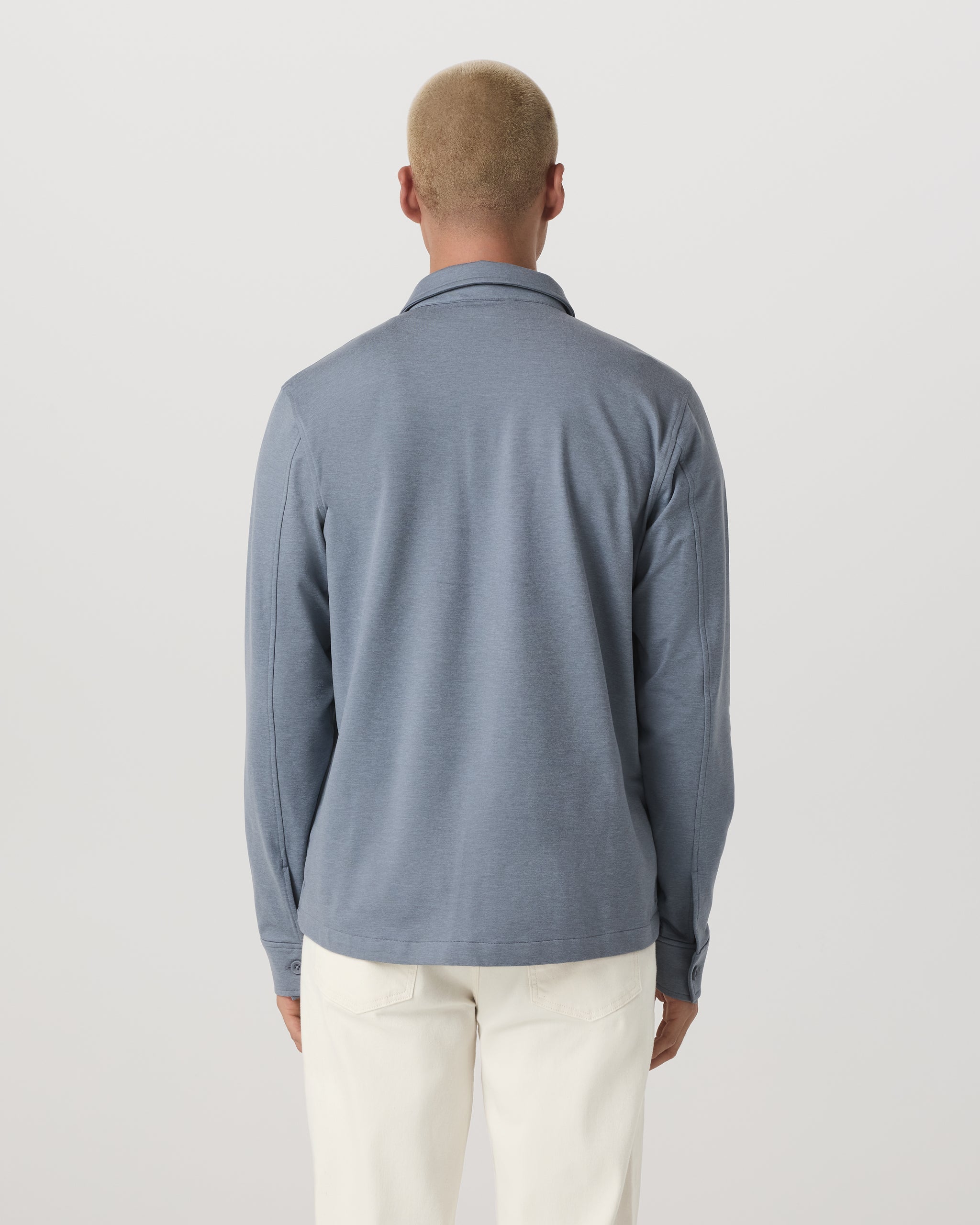 Coronado Shirt Jacket | Slate Blue Heather - Image 5