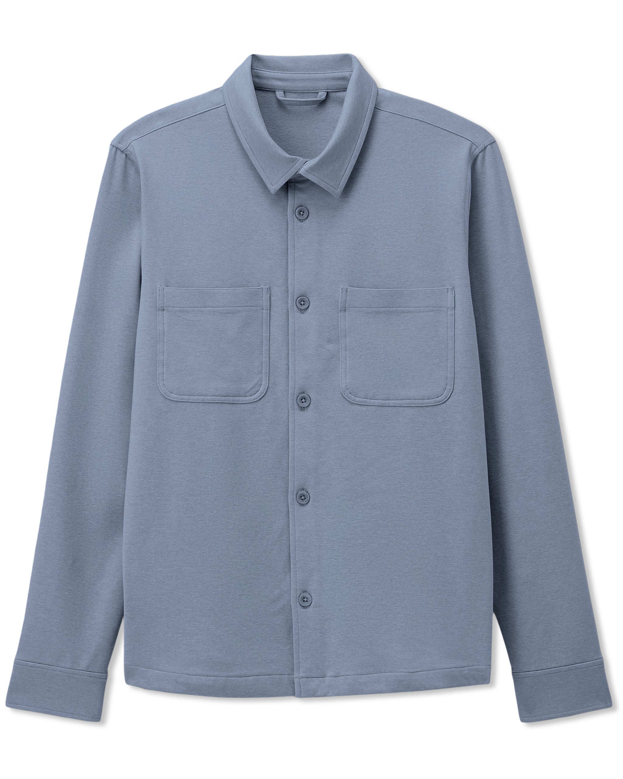 Coronado Shirt Jacket | Slate Blue Heather - Image 6