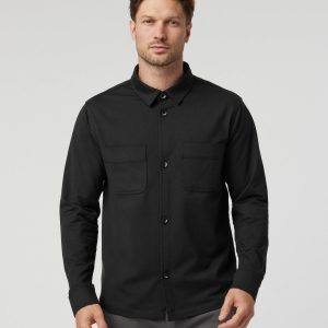 Coronado Shirt Jacket | Black Heather