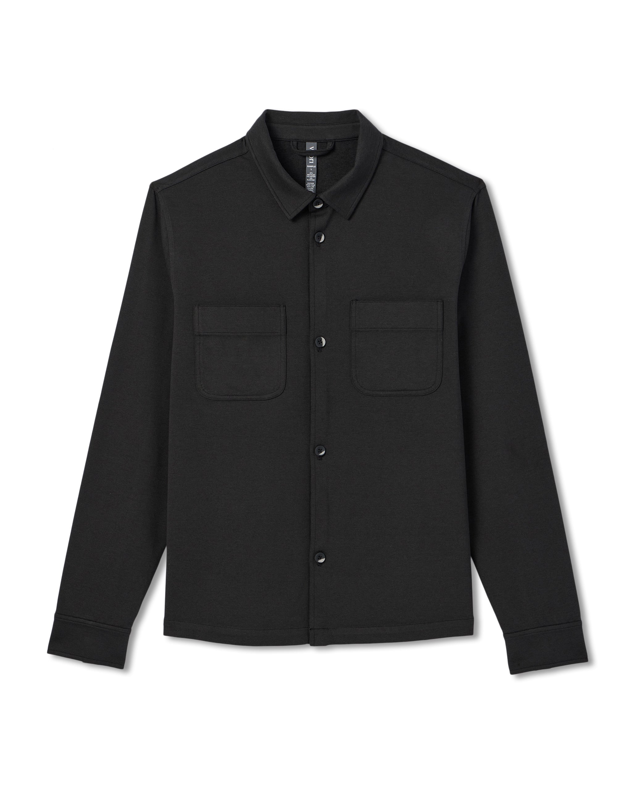 Coronado Shirt Jacket | Black Heather - Image 6