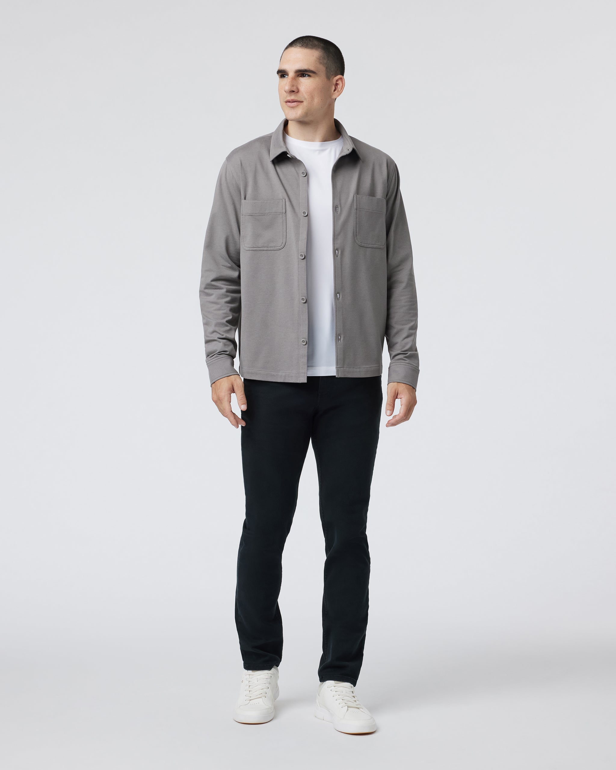Coronado Shirt Jacket | Dolomite Heather - Image 3