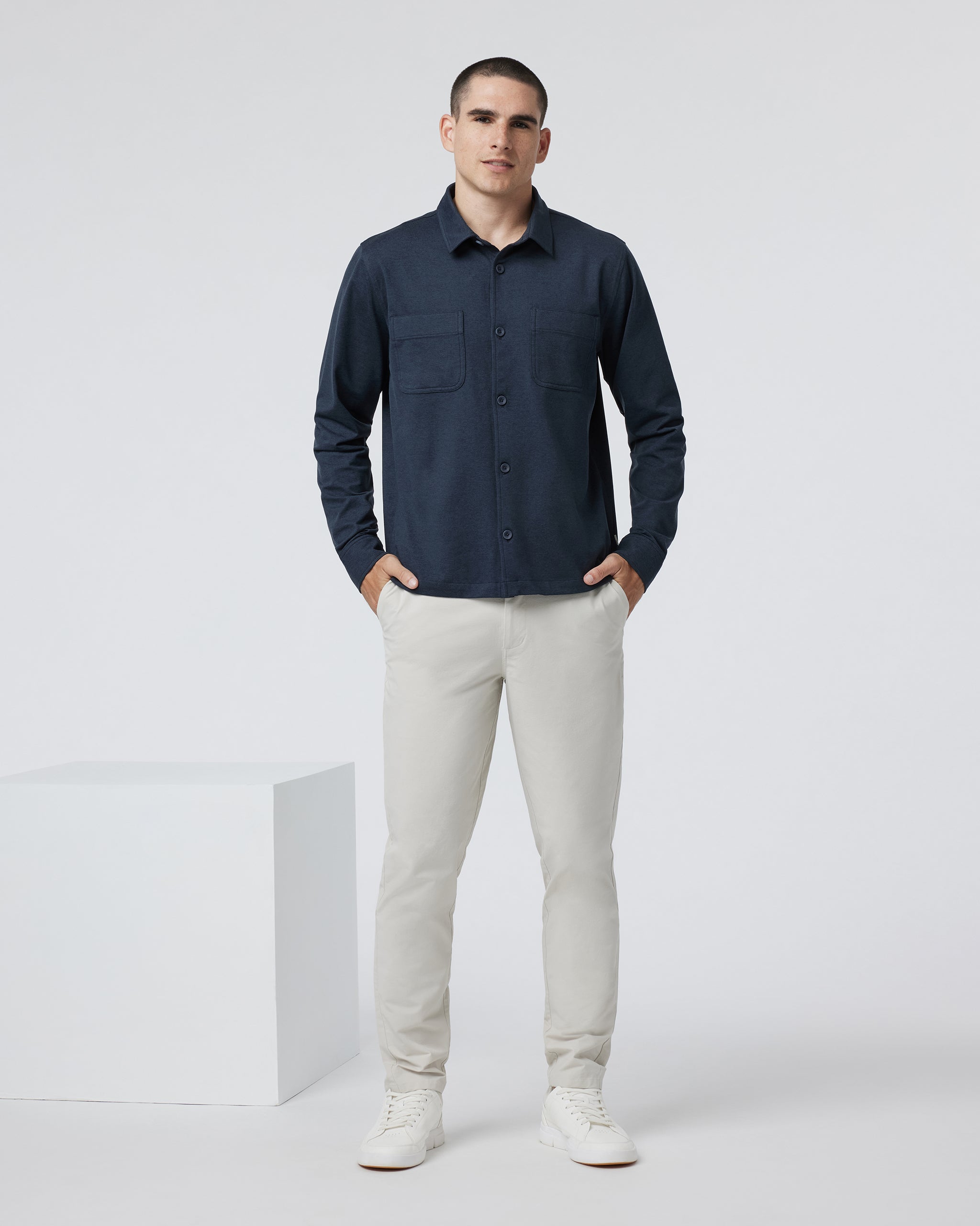 Coronado Shirt Jacket | Midnight Heather - Image 2