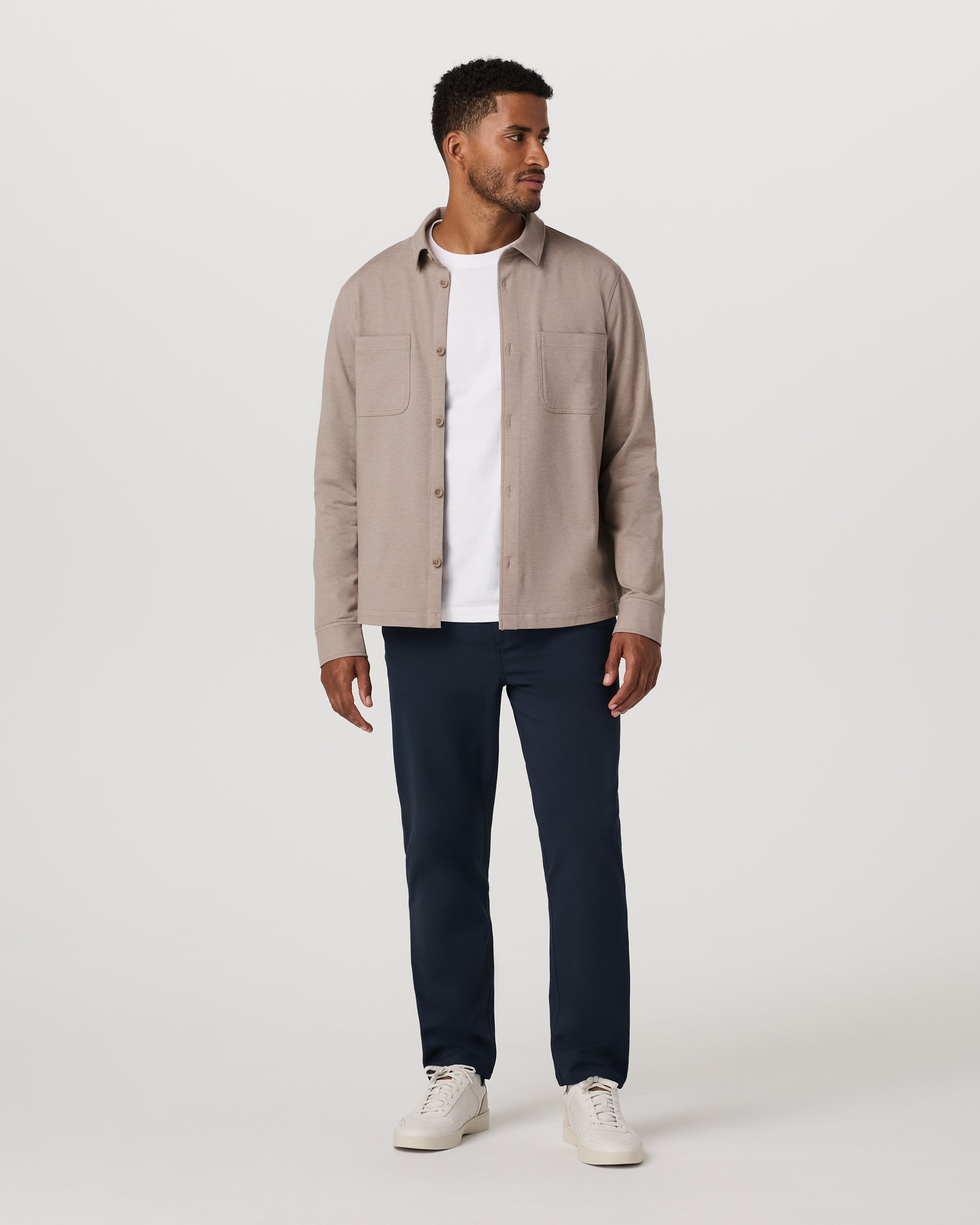 Coronado Shirt Jacket | Pumice Heather - Image 4