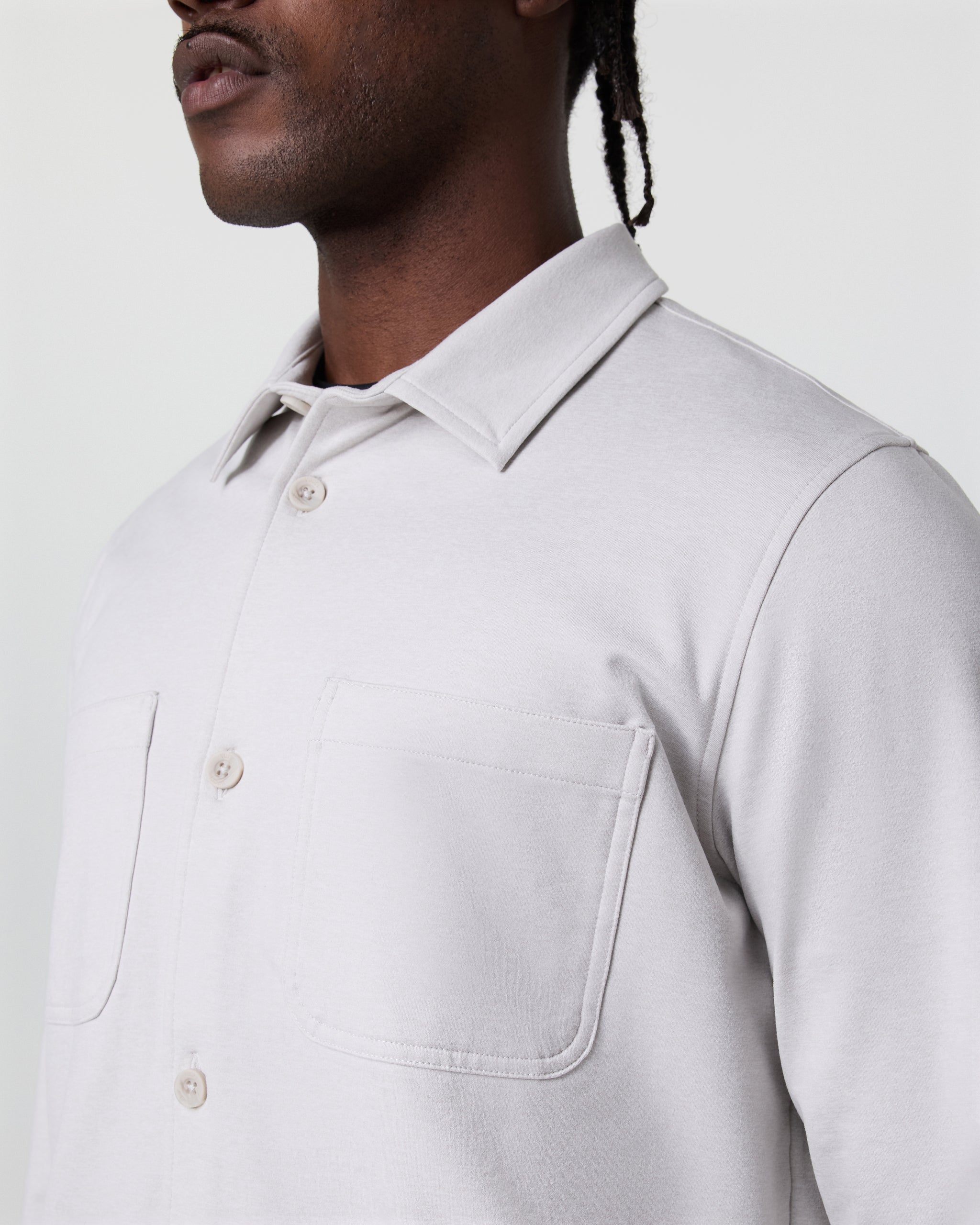 Coronado Shirt Jacket | Salt Heather - Image 2