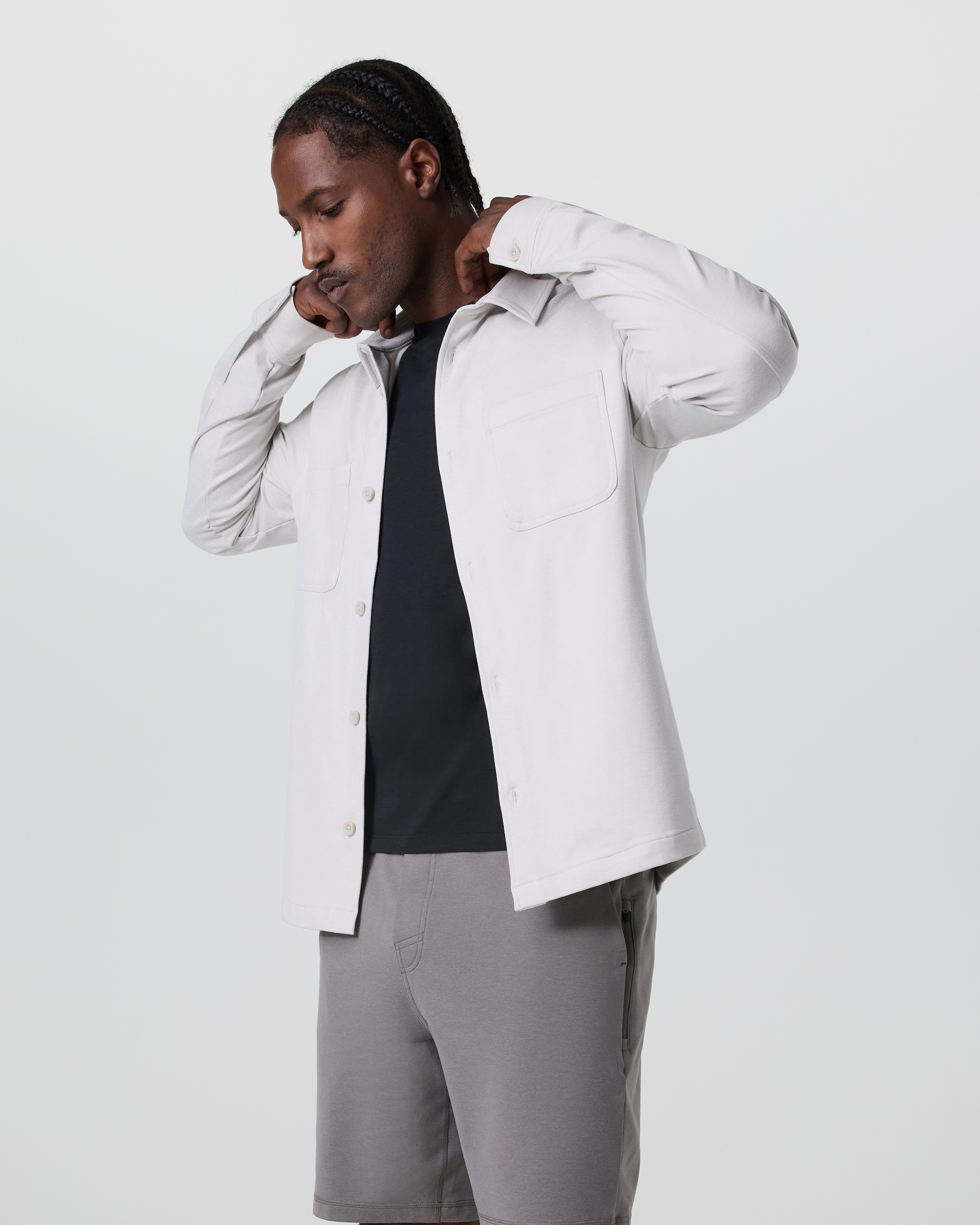 Coronado Shirt Jacket | Salt Heather - Image 5