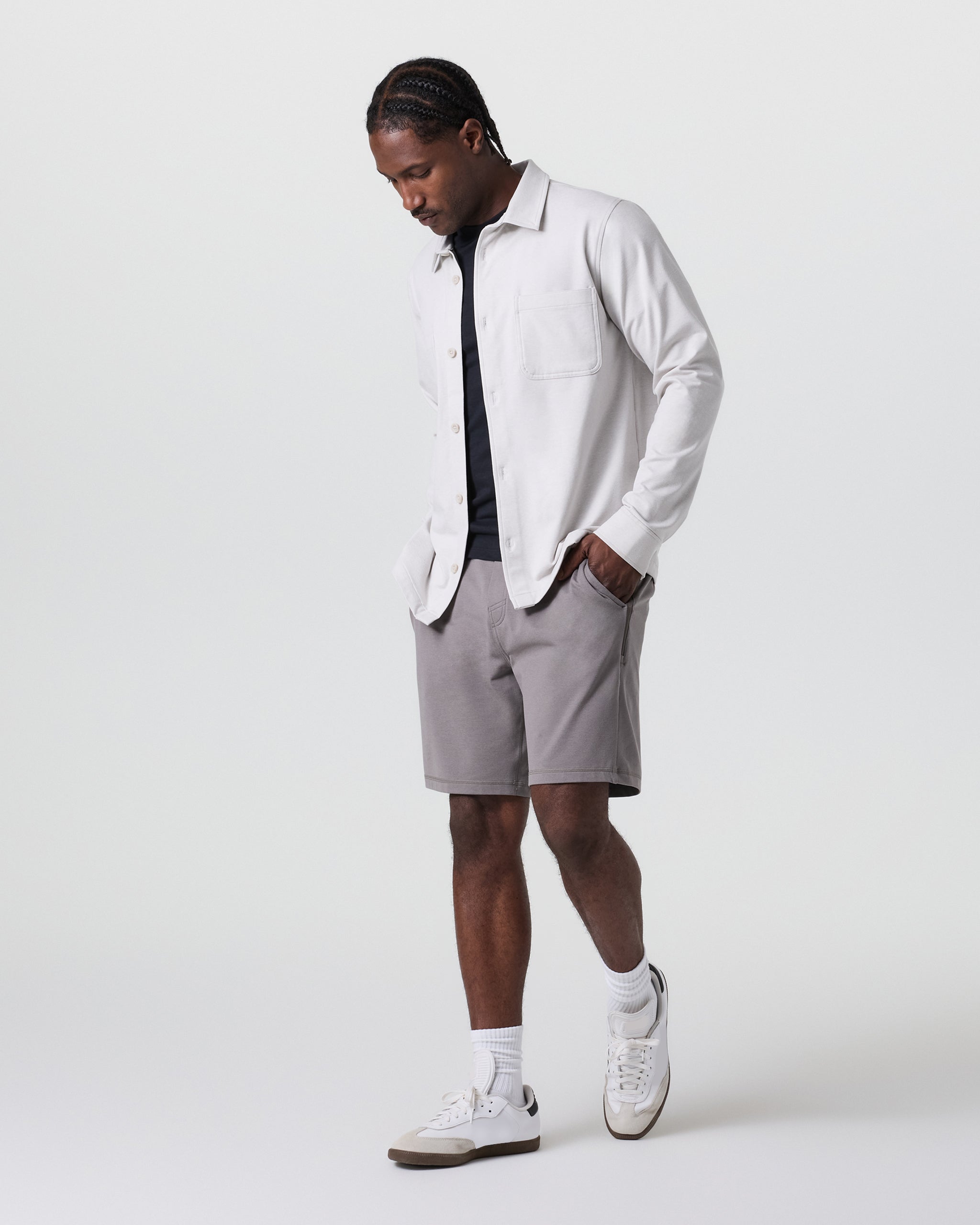 Coronado Shirt Jacket | Salt Heather - Image 4