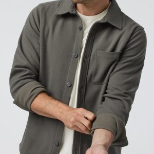 Beldon Shirt Jacket Knit Twill | Oregano
