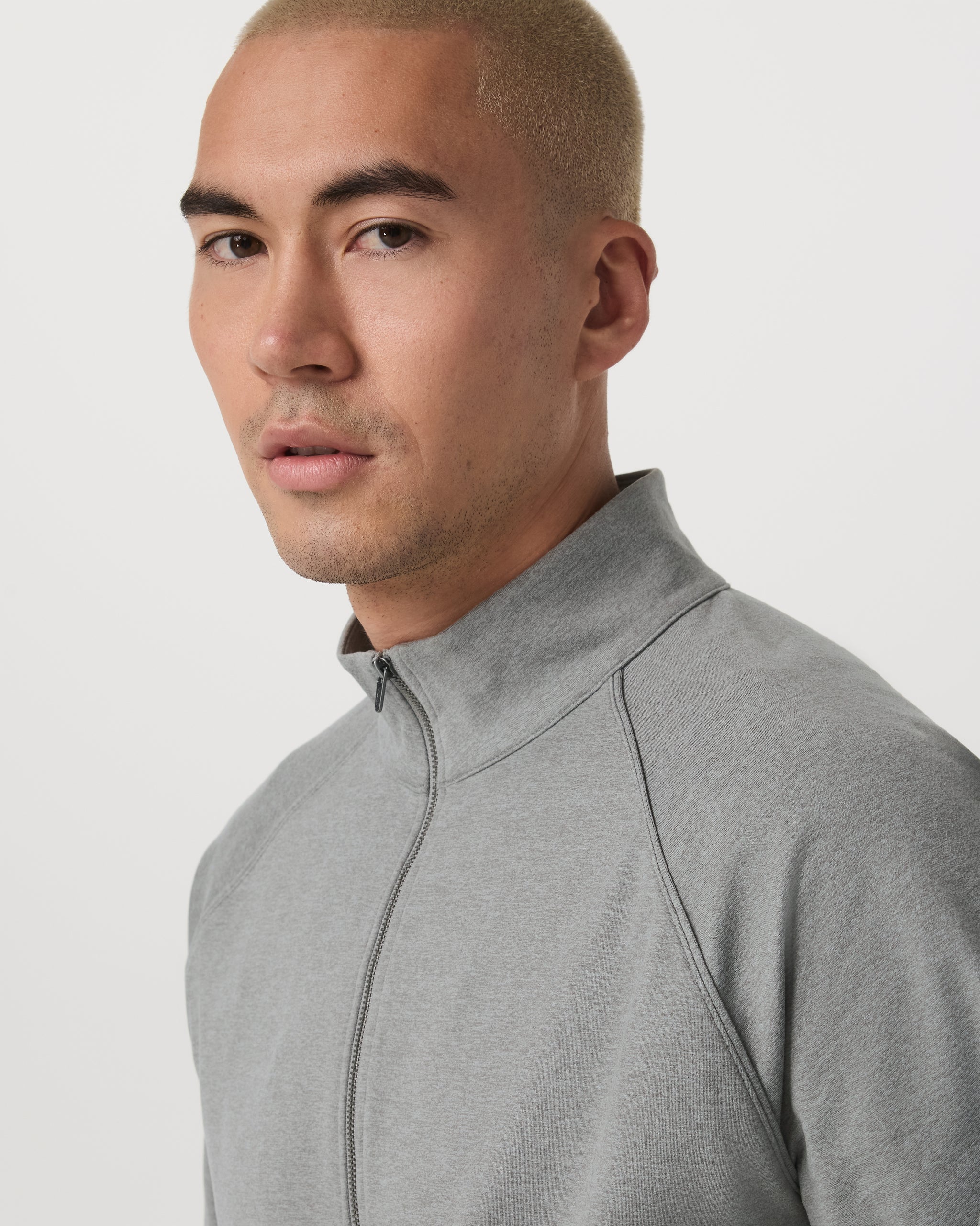 Coronado Novelty Full Zip | Driftwood Heather - Image 2