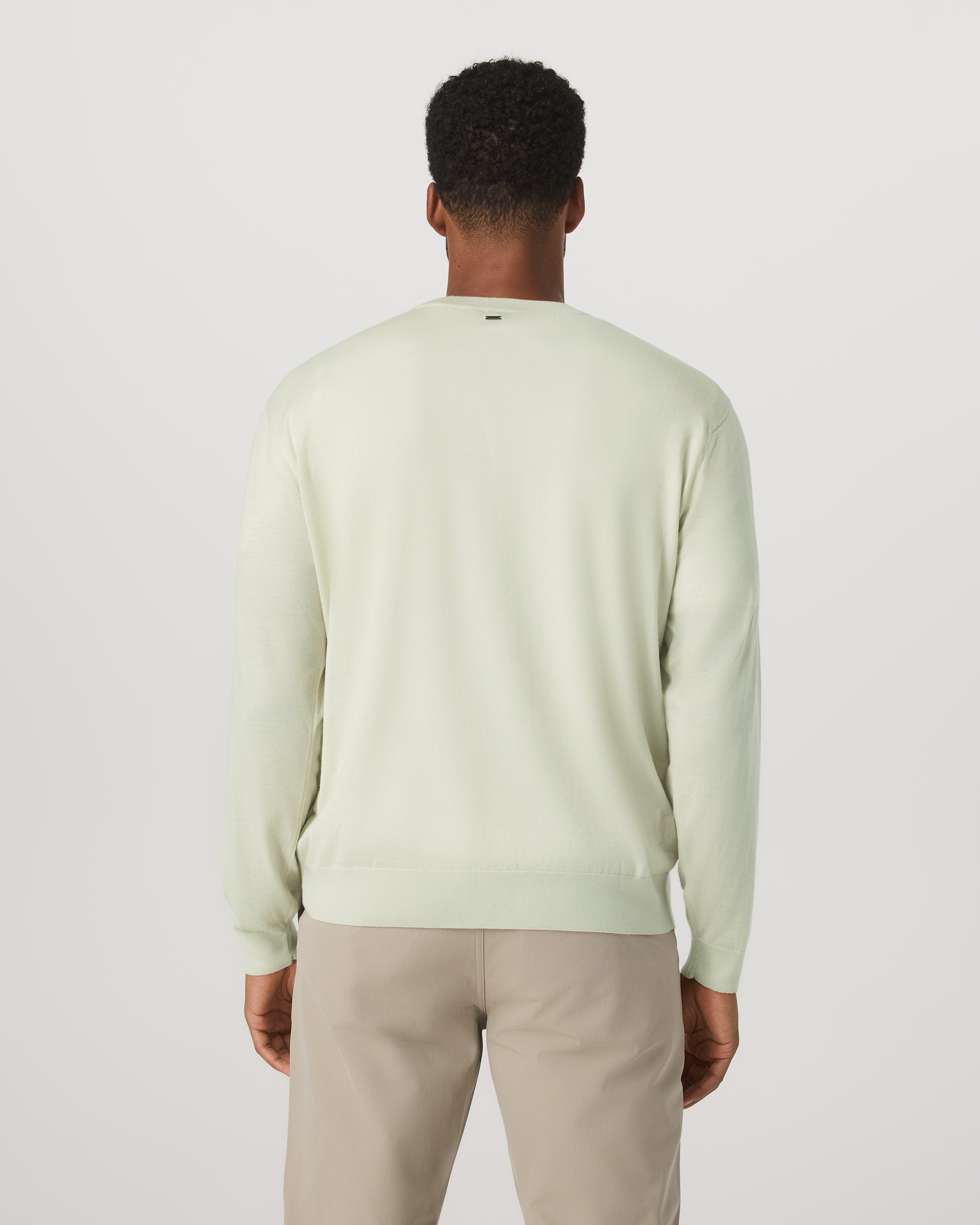 Merino Fine Gauge Wool Sweater | Sandalwood - Image 3