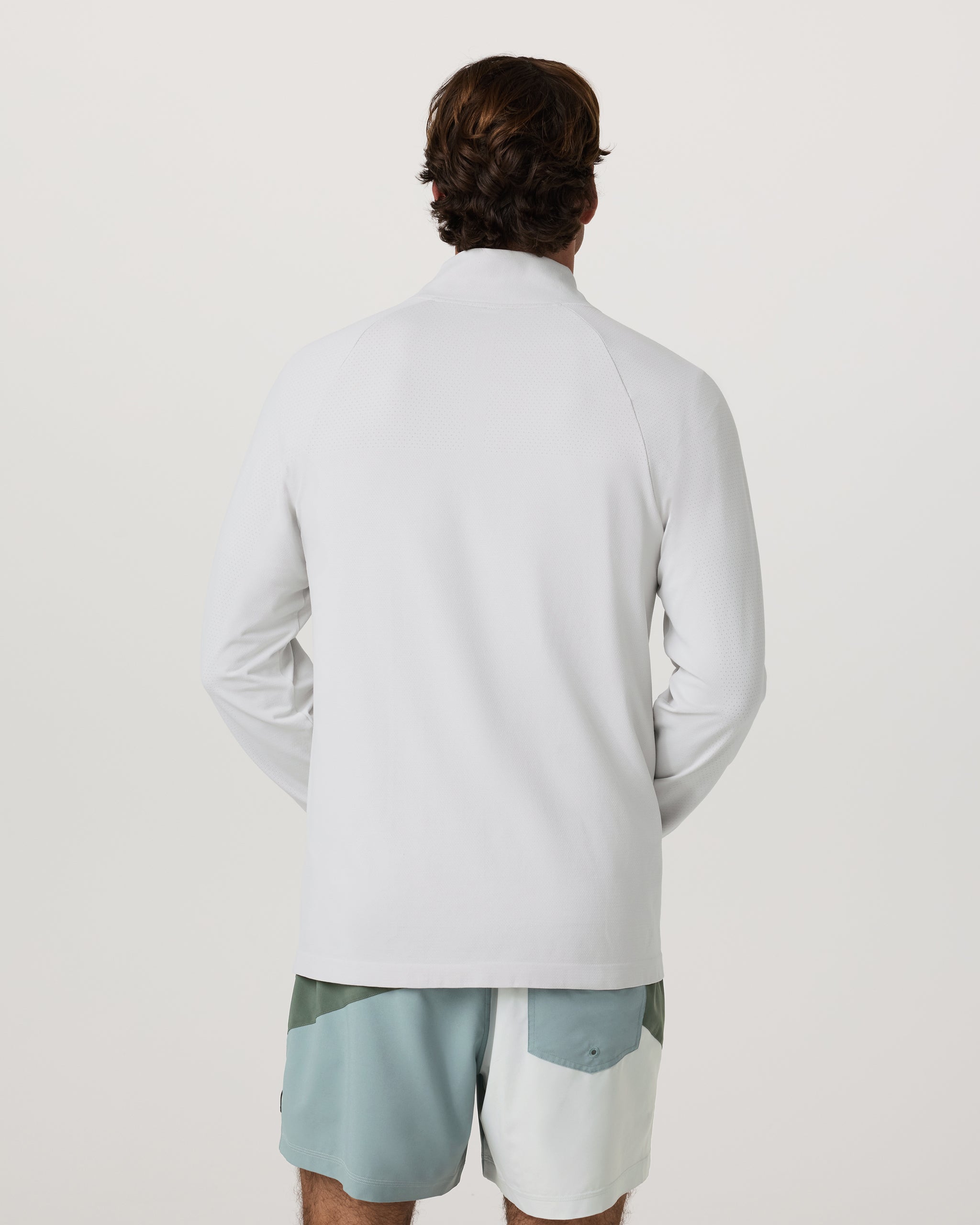 Clearview Seamless Quarter Zip | Frost Grey - Image 4