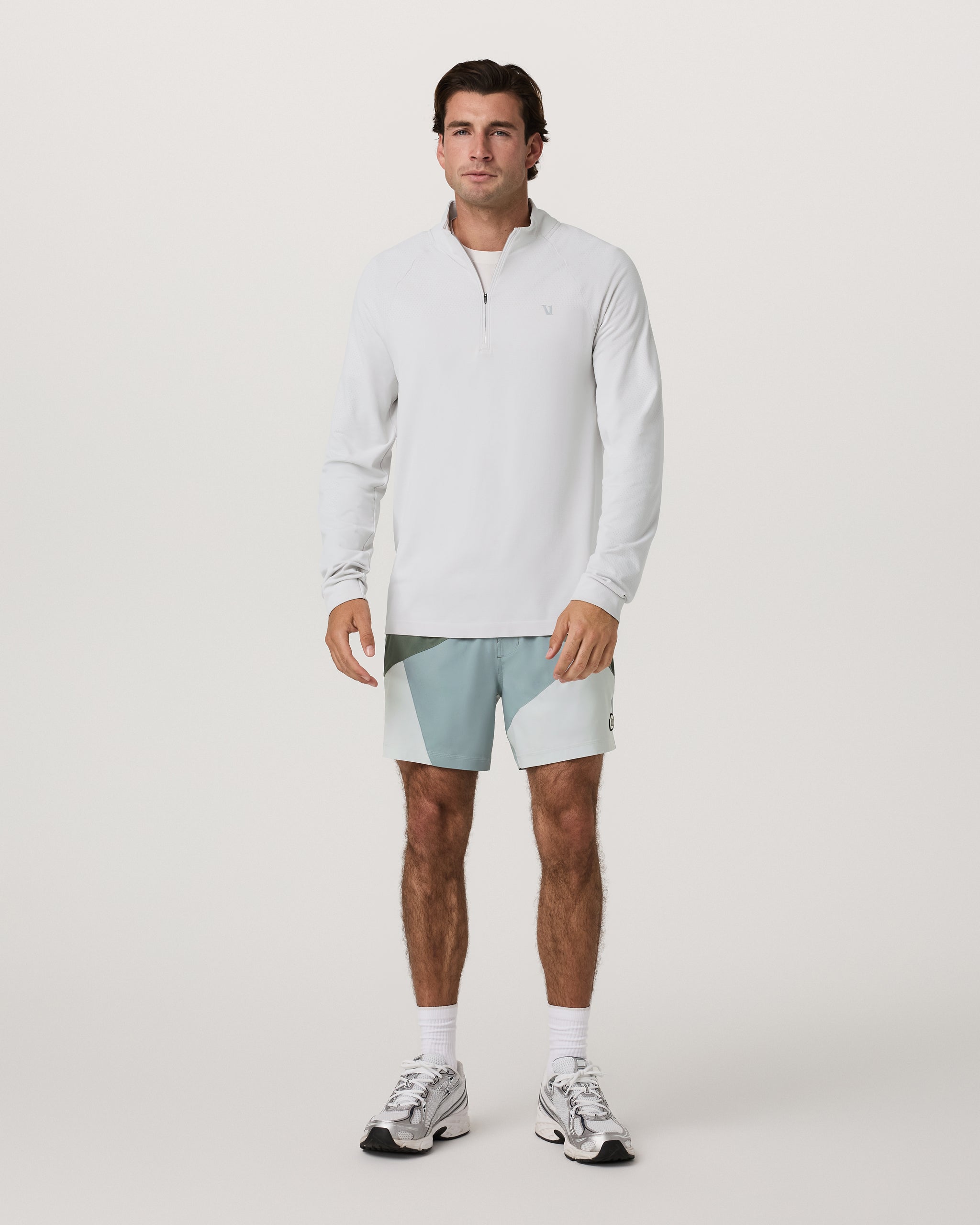 Clearview Seamless Quarter Zip | Frost Grey - Image 5