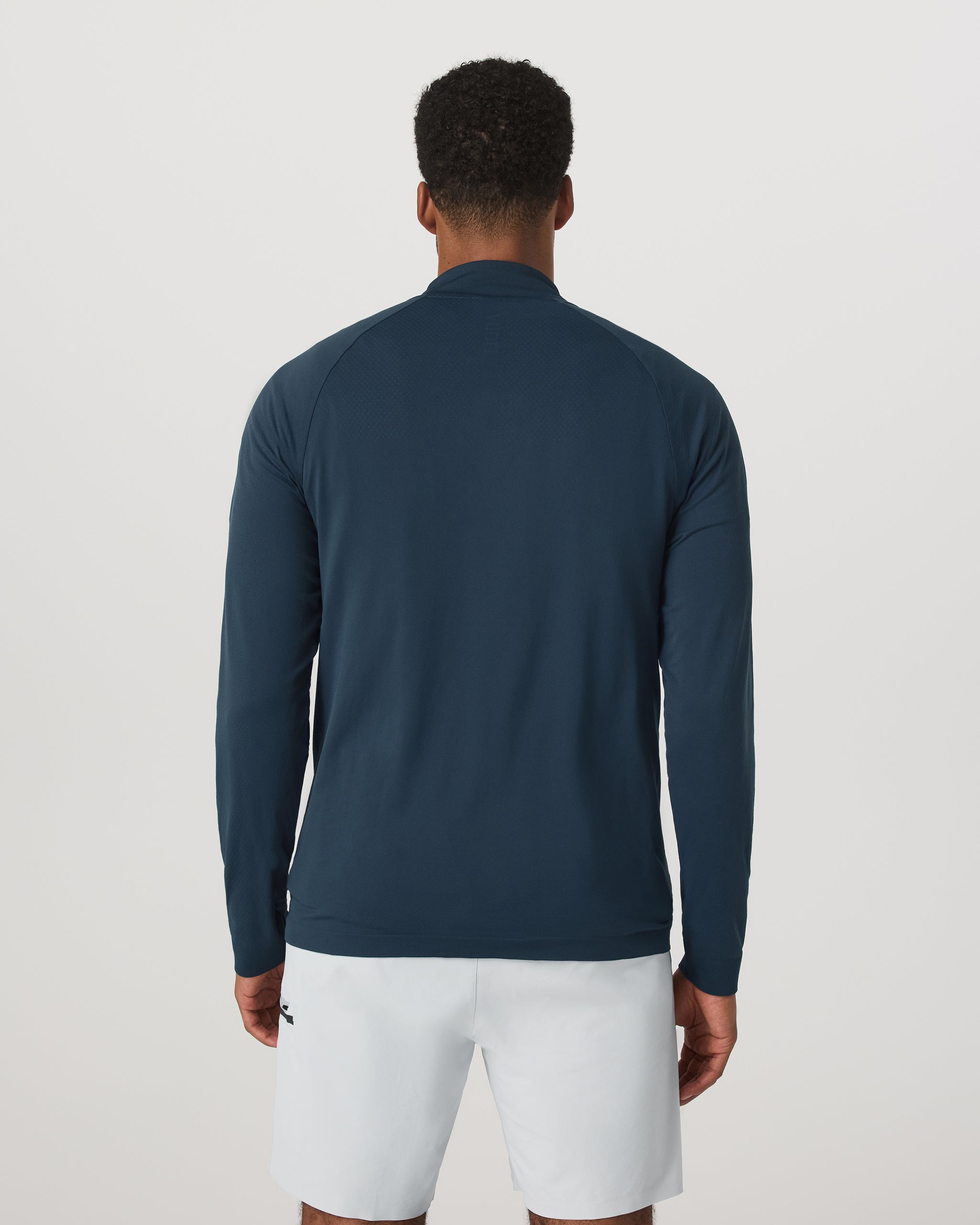 Clearview Seamless Quarter Zip | Ocean Blue - Image 4